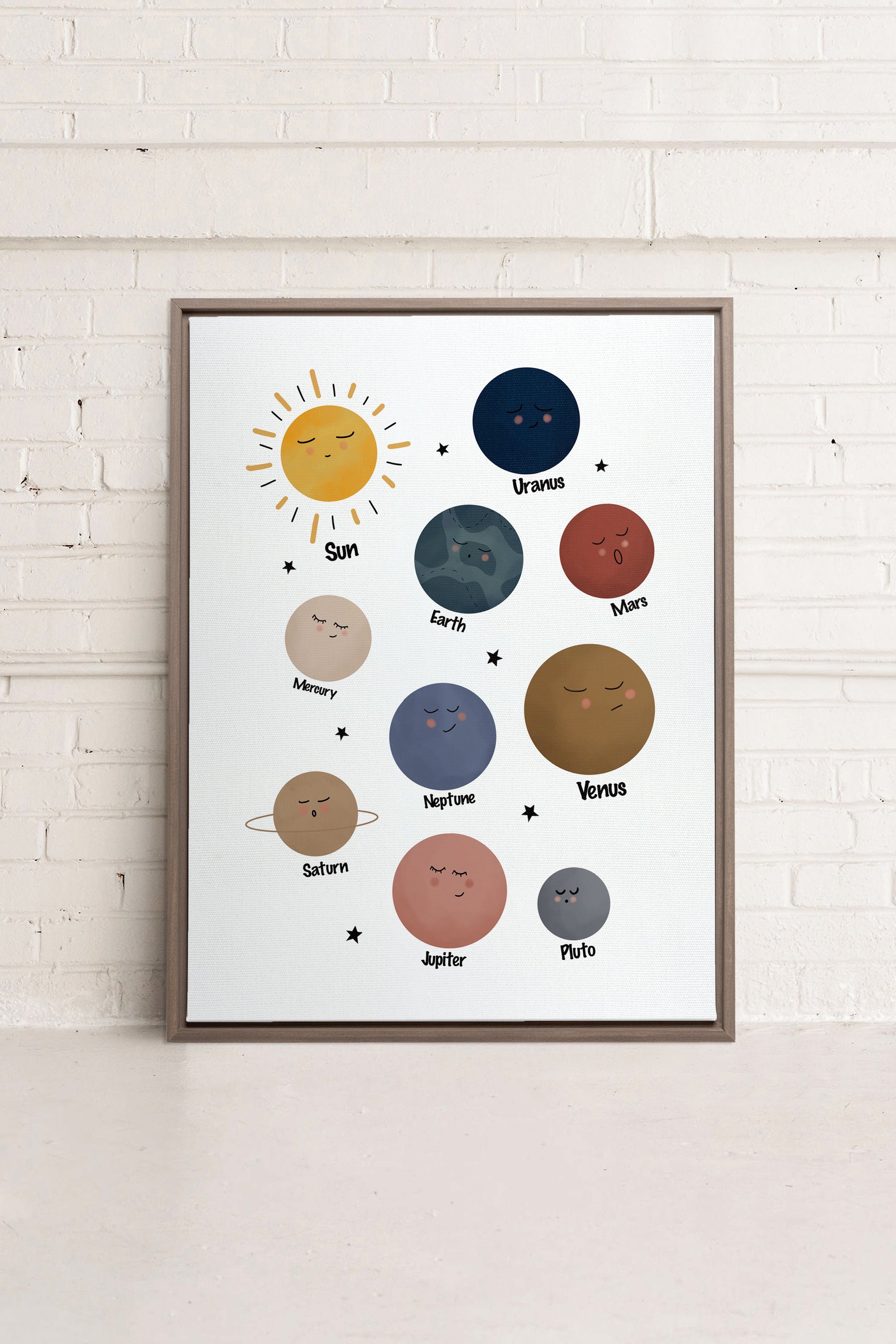 PLANETS, Stretched Canvas Artwork