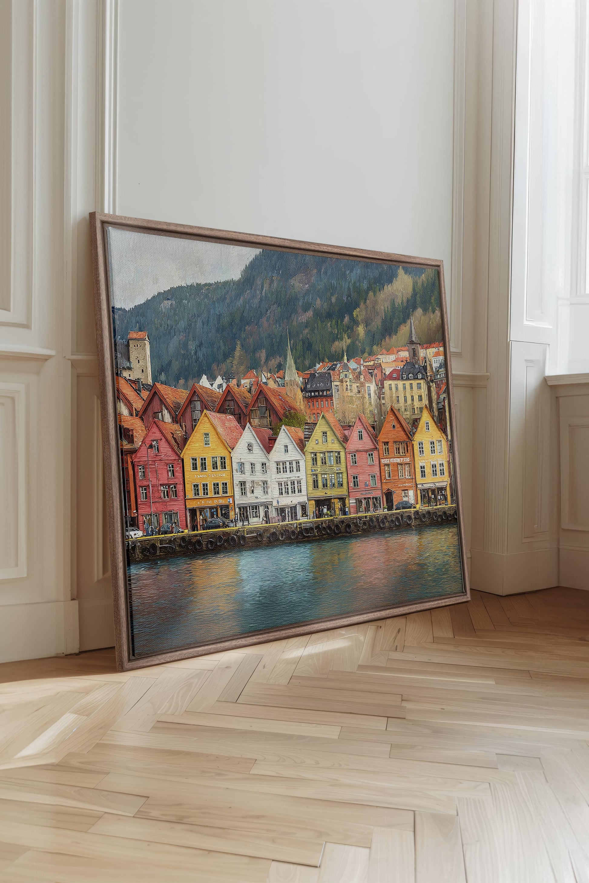 HARBOR COLORS, Stretched Canvas Artwork