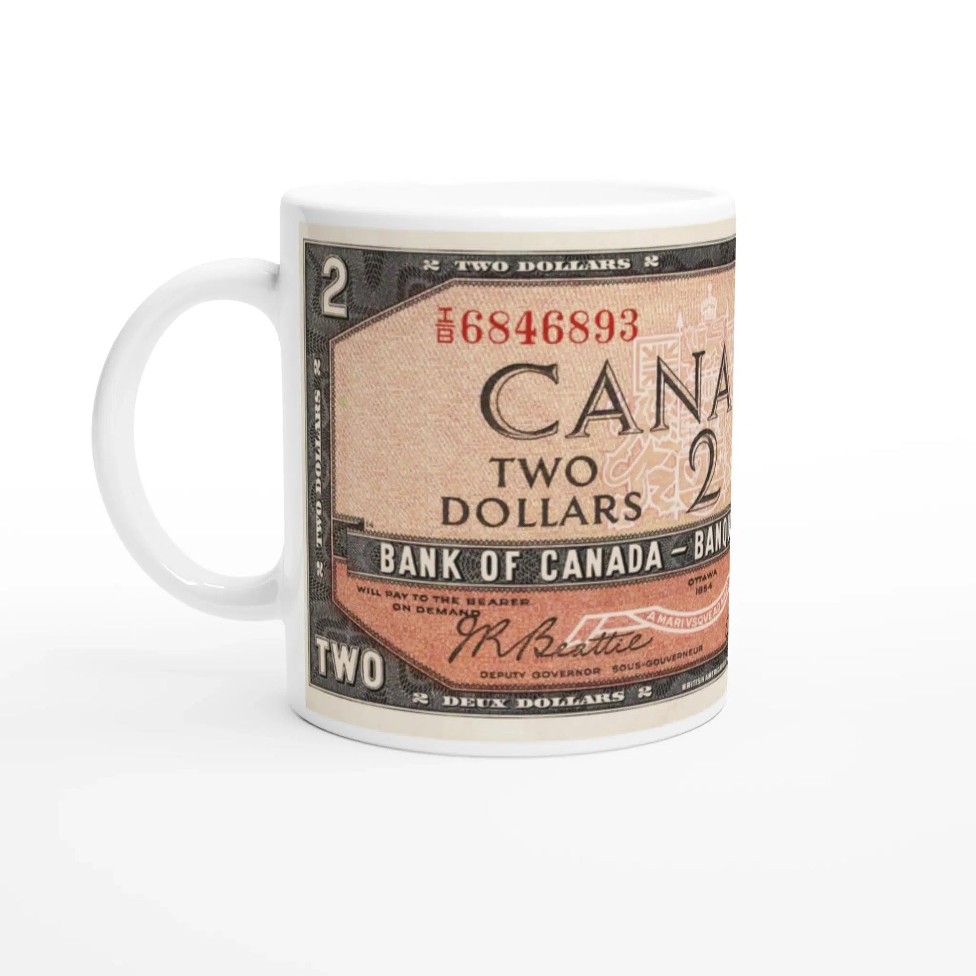 Tasse à monnaie canadienne de 2 $ - 1954