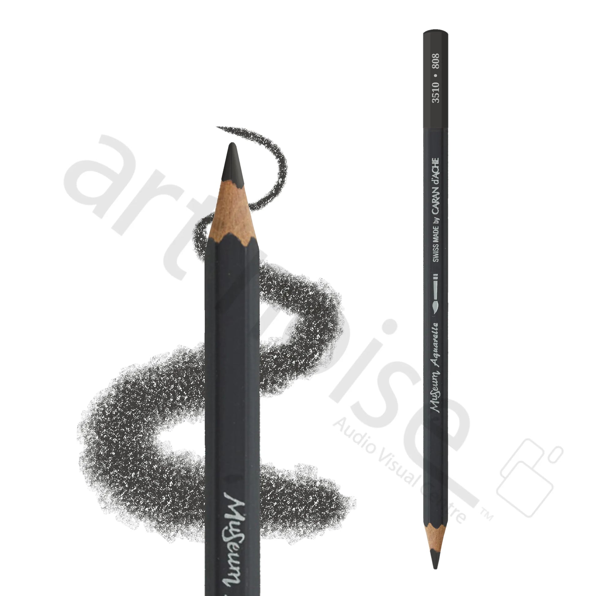 Caran d'Ache - Museum Watercolour Pencil - Black, White and Greys