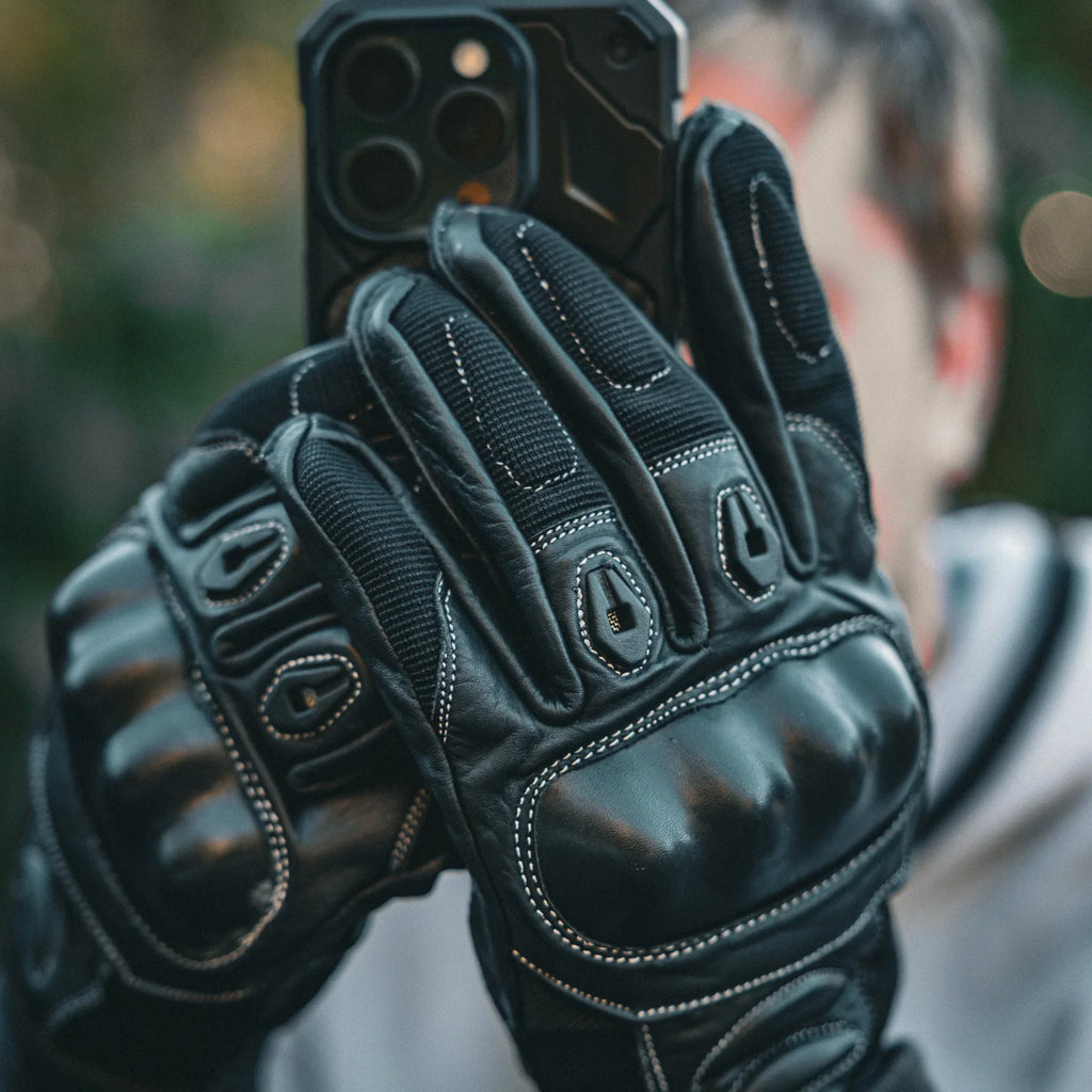 Open Road Hard Knuckle Motorcycle Gloves