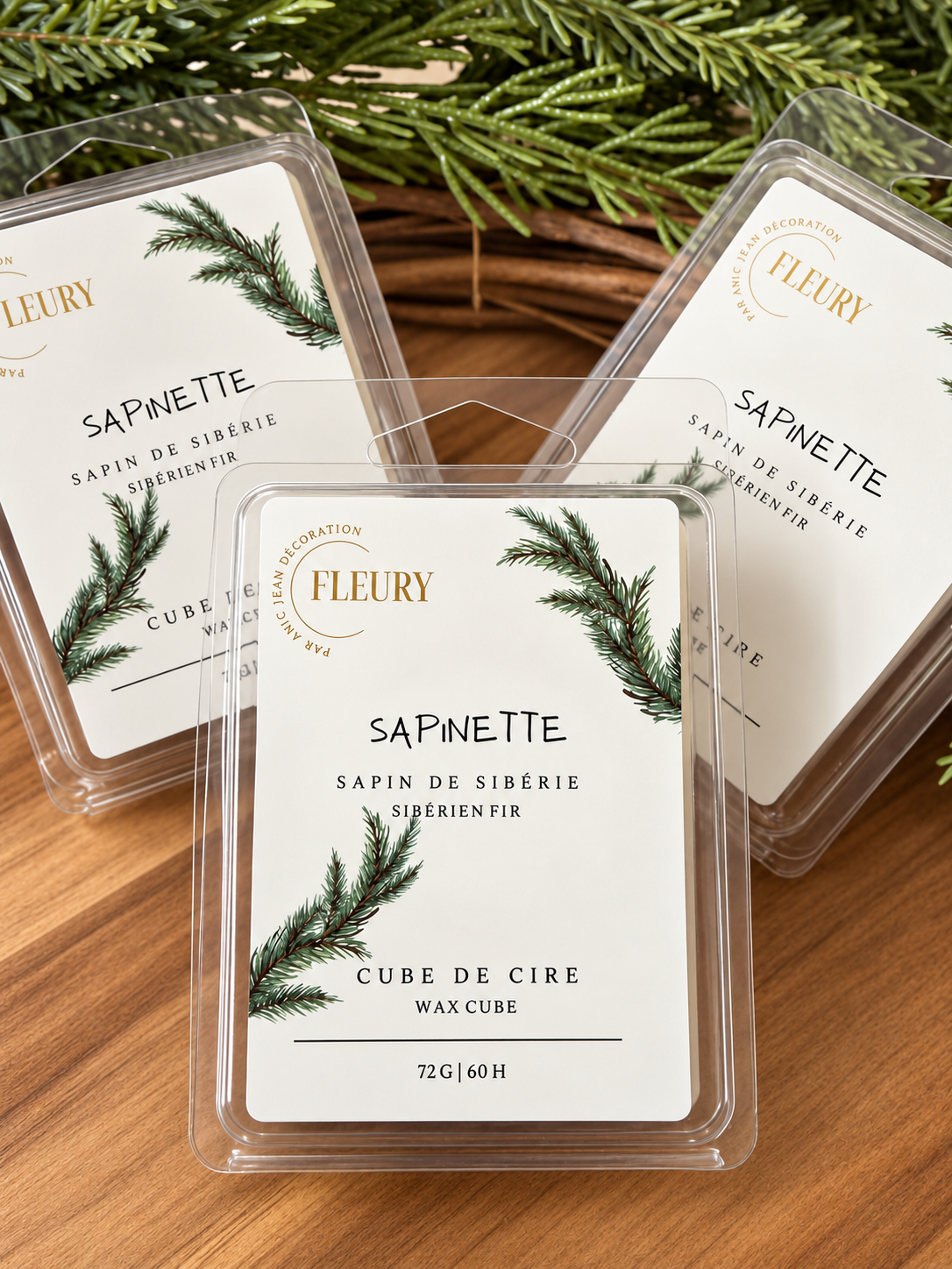 Fir Scented Wax Cube