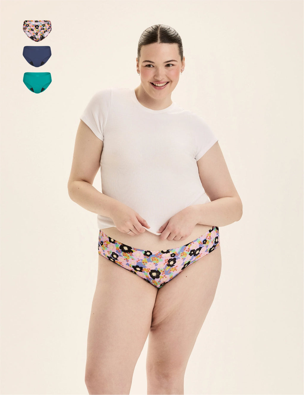 Teen Super Leakproof® No-Show Bikini 3-Pack