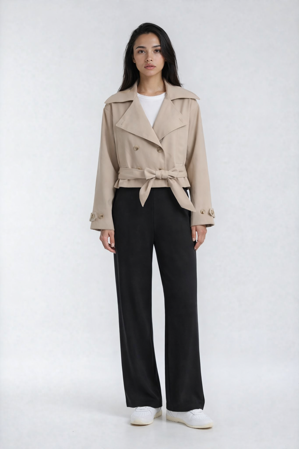 Luxeflow - Elevated Wide Leg Sweatpants Trouser Pants Black