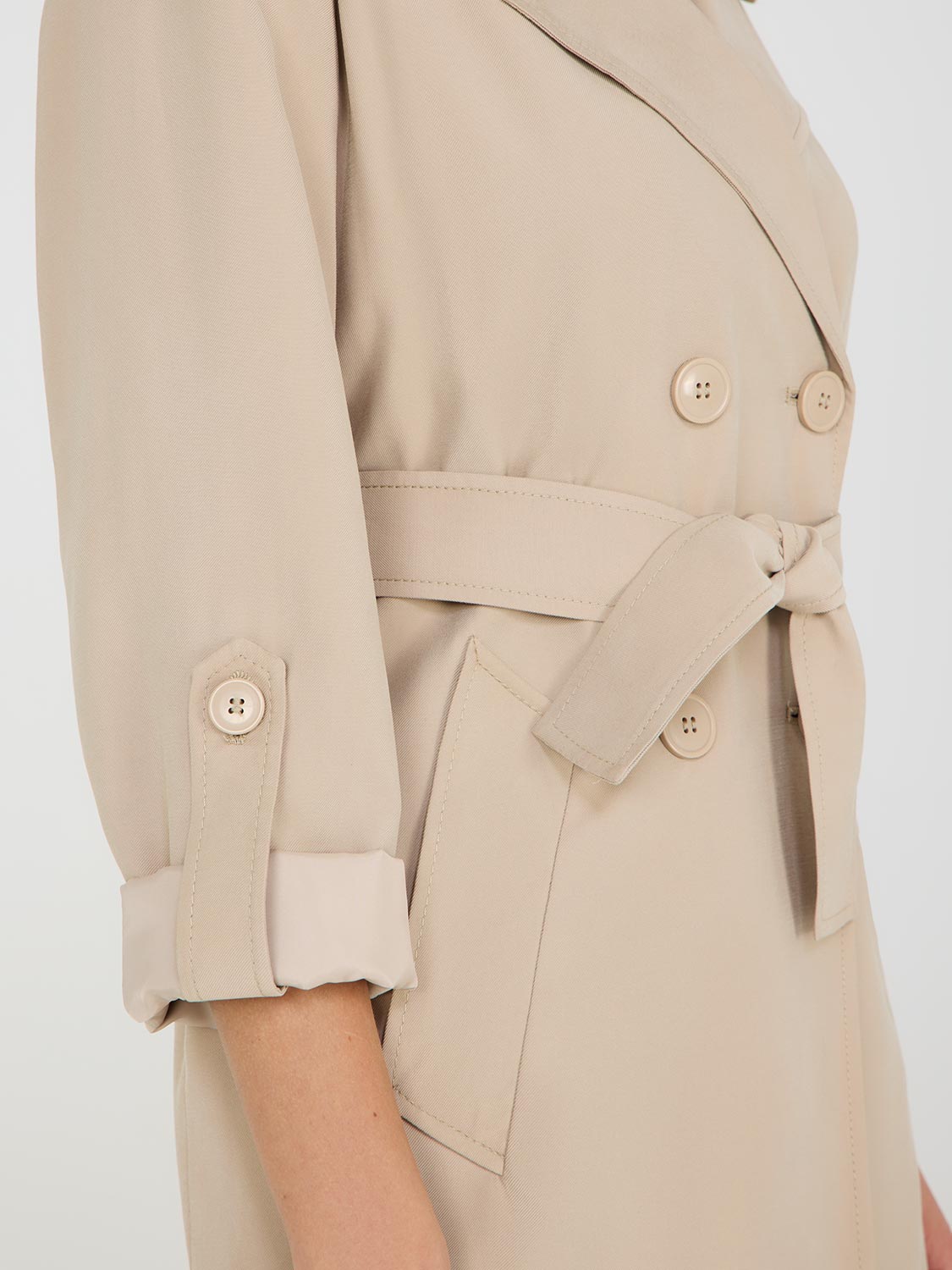 Trench-coat en sergé