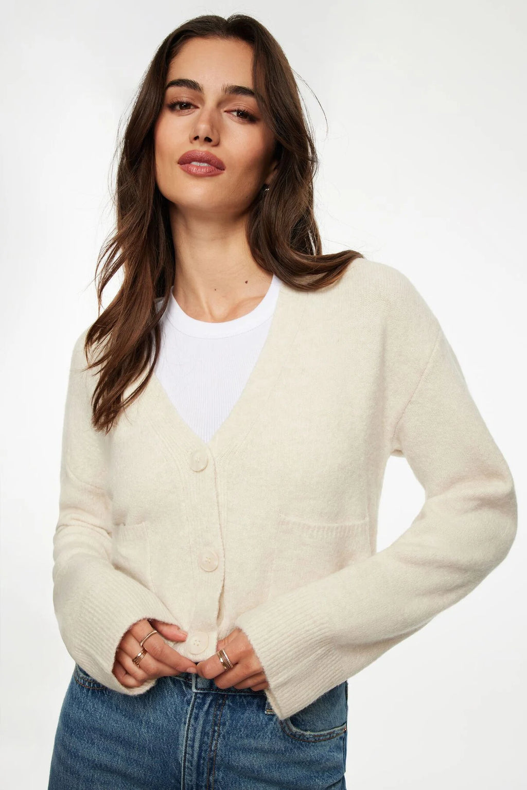 Heavenlyarn™ Abbey Cropped Cardigan