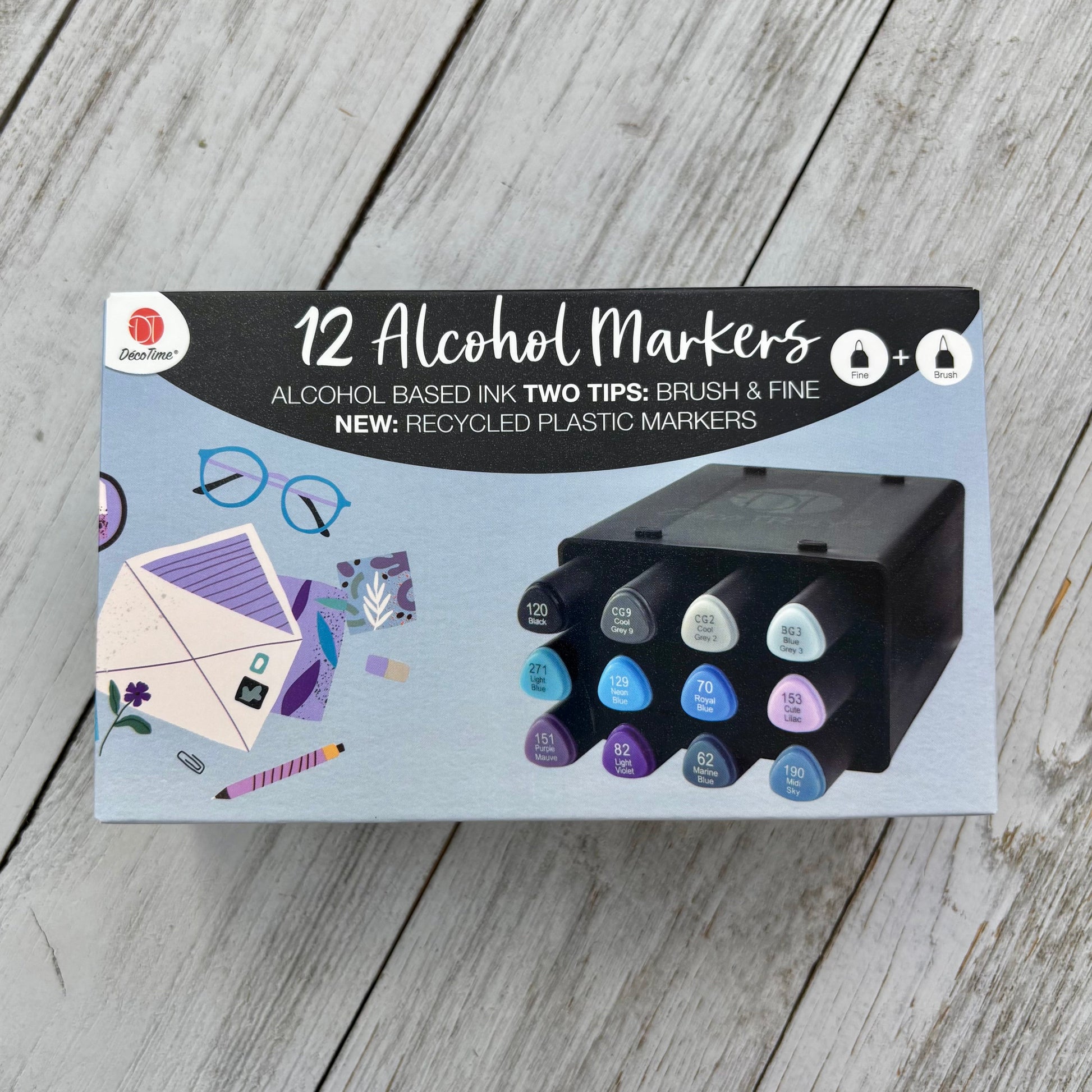 Decotime Alcohol Markers - Ocean Breeze