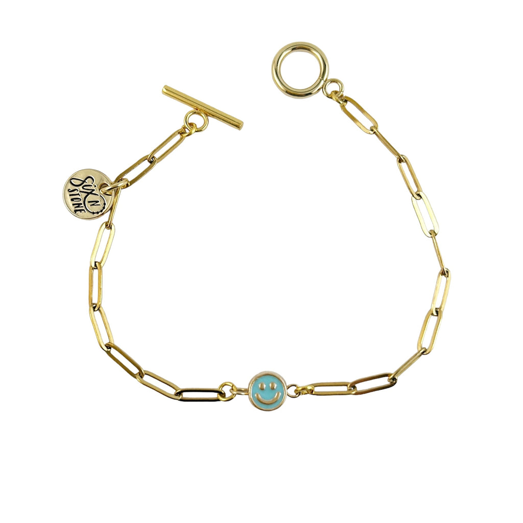 Blue Happiness Chain Bracelet
