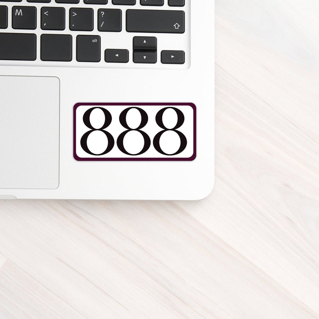 888 Sticker