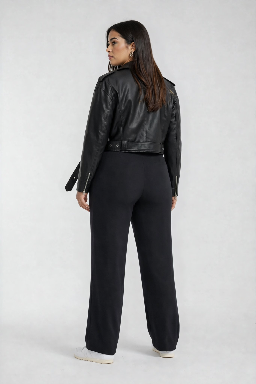 Luxeflow - Elevated Wide Leg Sweatpants Trouser Pants Black