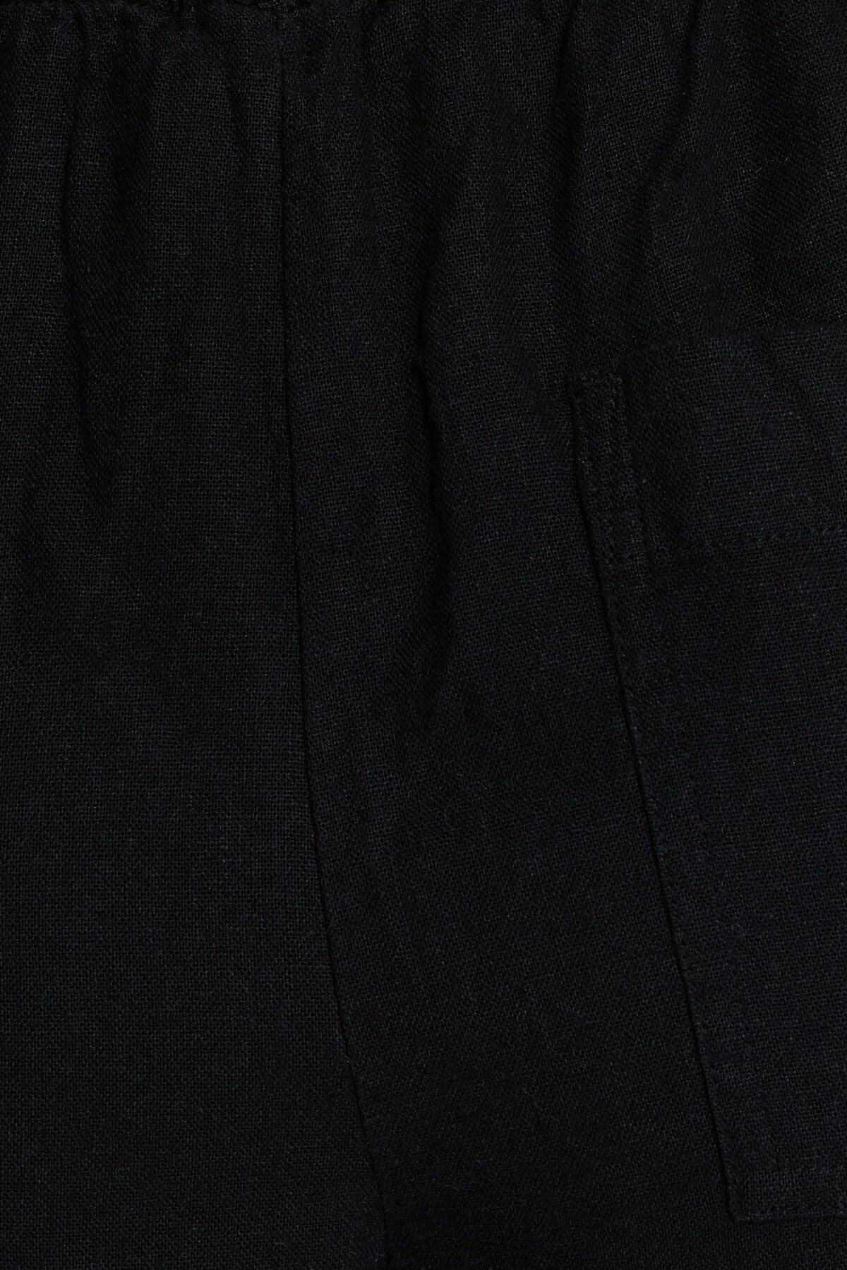 Pantalon large en lin Leo