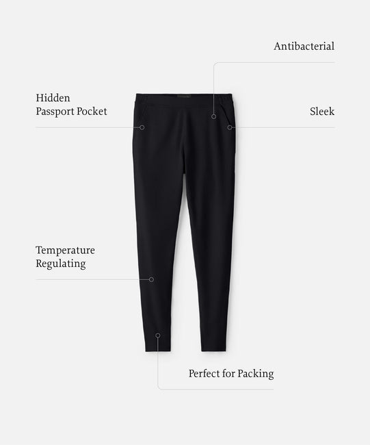 Pantalon de survêtement Transit en laine mérinos pour femme