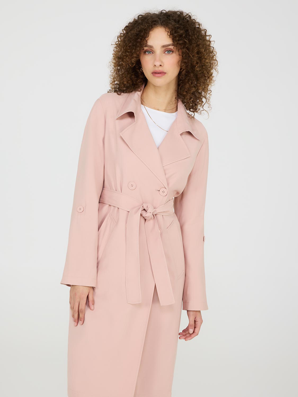 Trench-coat en sergé