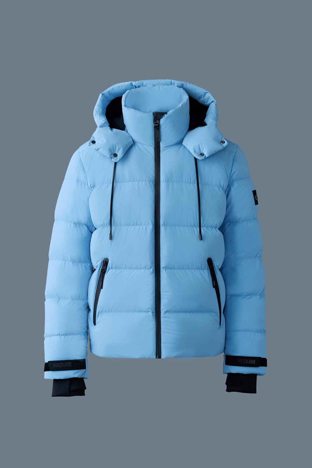 SAMUEL-SKI Medium down jacket with hood
