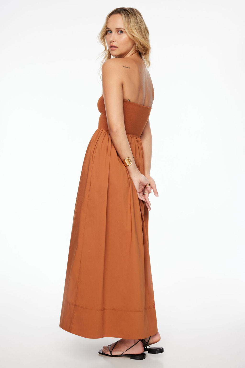 Mix Media Maxi Tube Dress