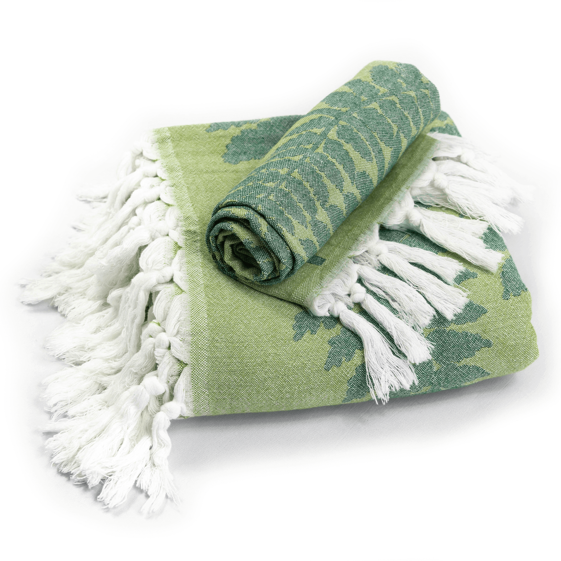 Serviettes turques Canada | Ensemble vert fougère