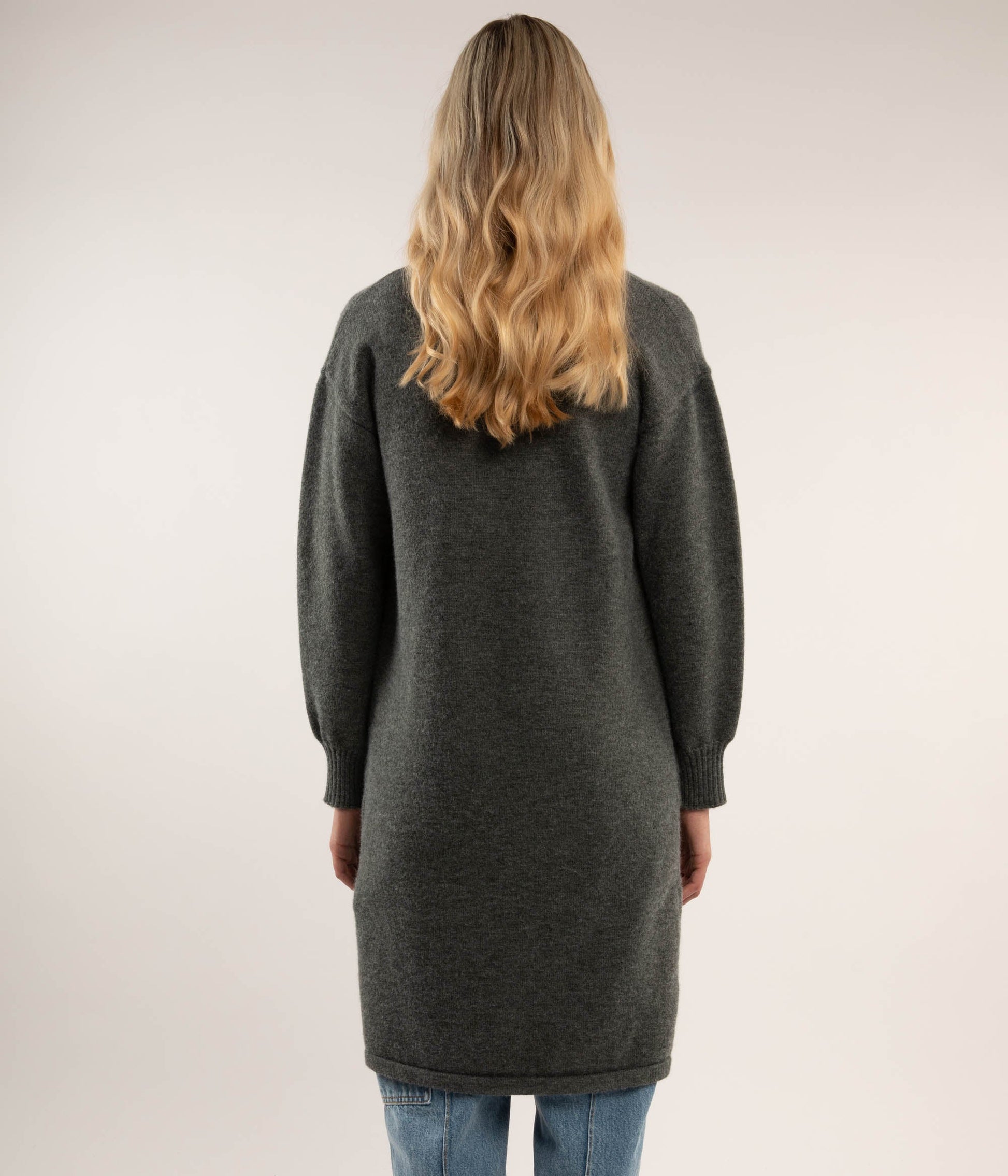 NESS Knee-Length Cardigan