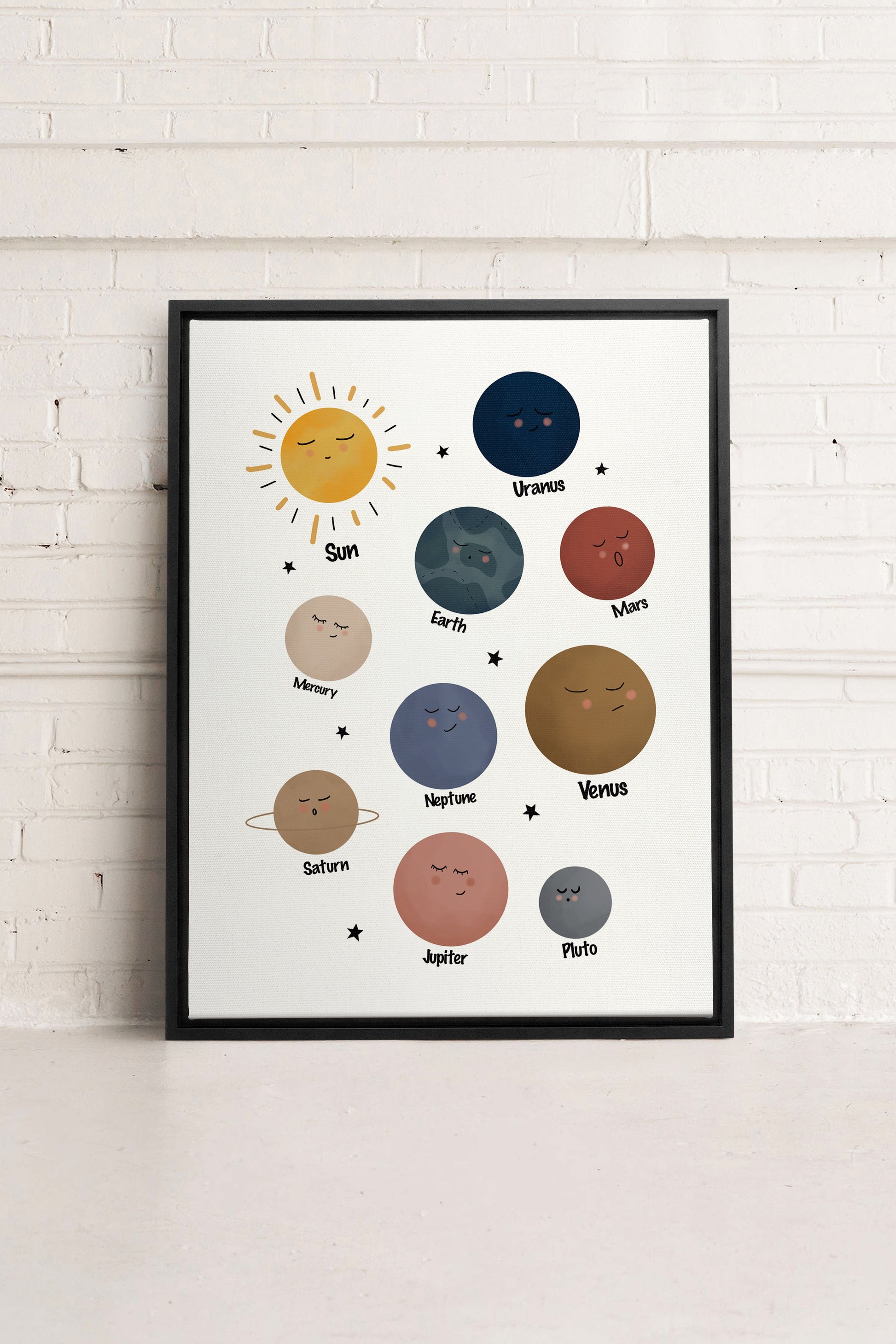 PLANETS, Stretched Canvas Artwork