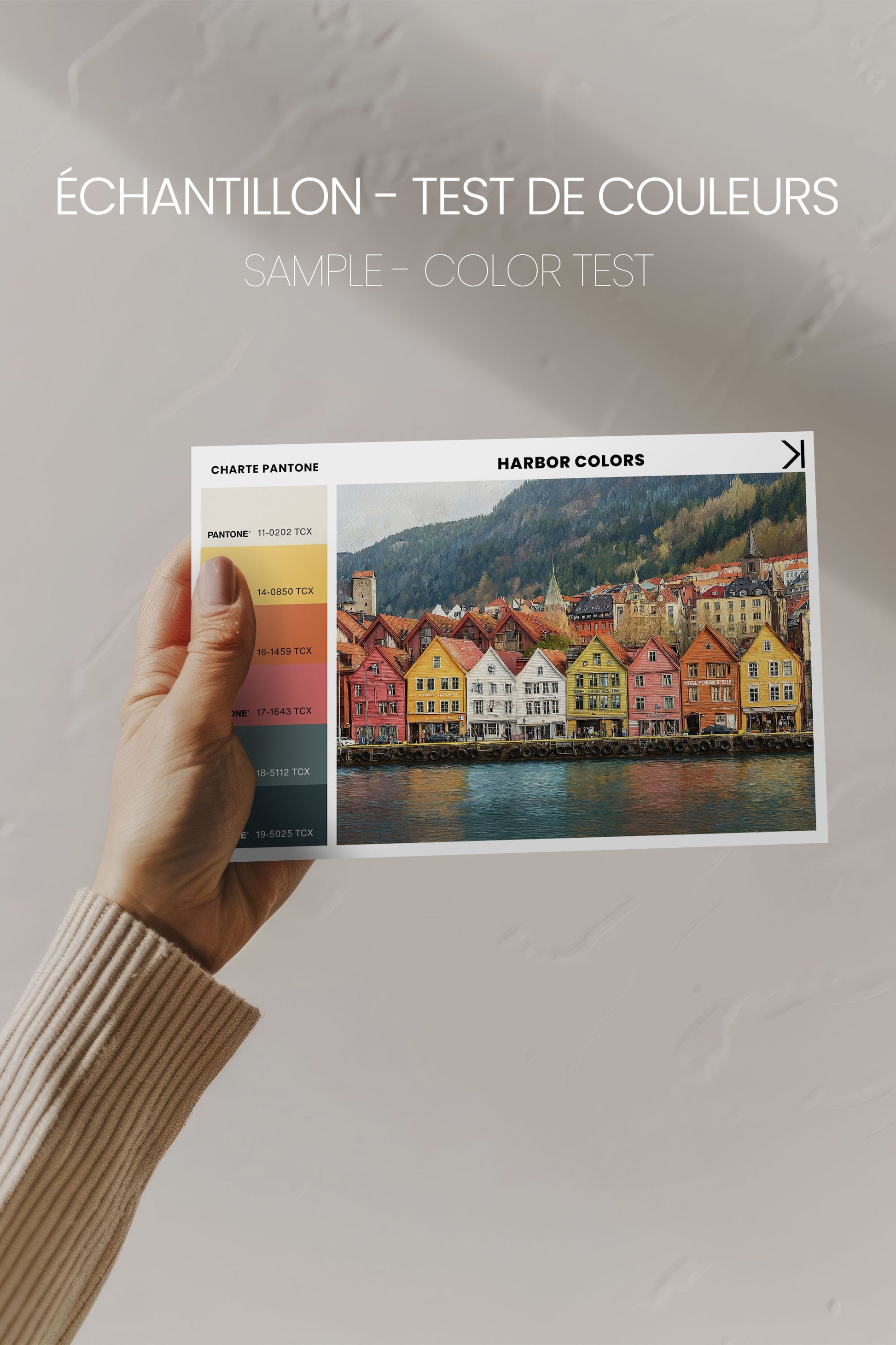 HARBOR COLORS, Stretched Canvas Artwork