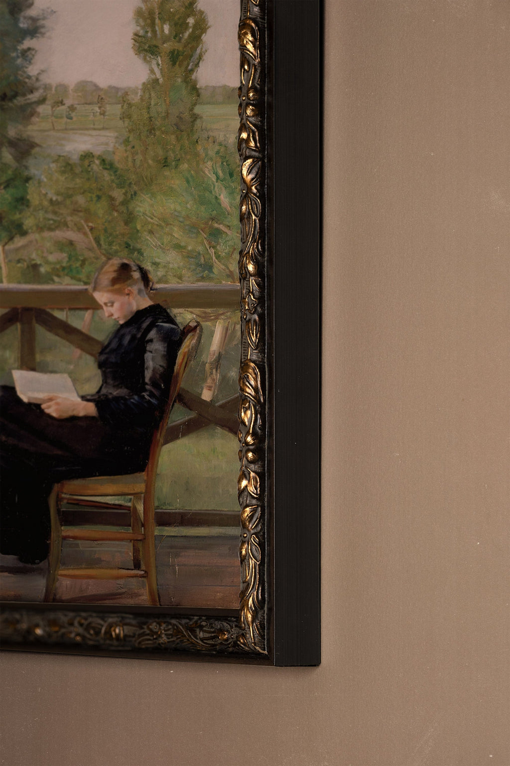 Summer Reading, Vintage Bronze Frame