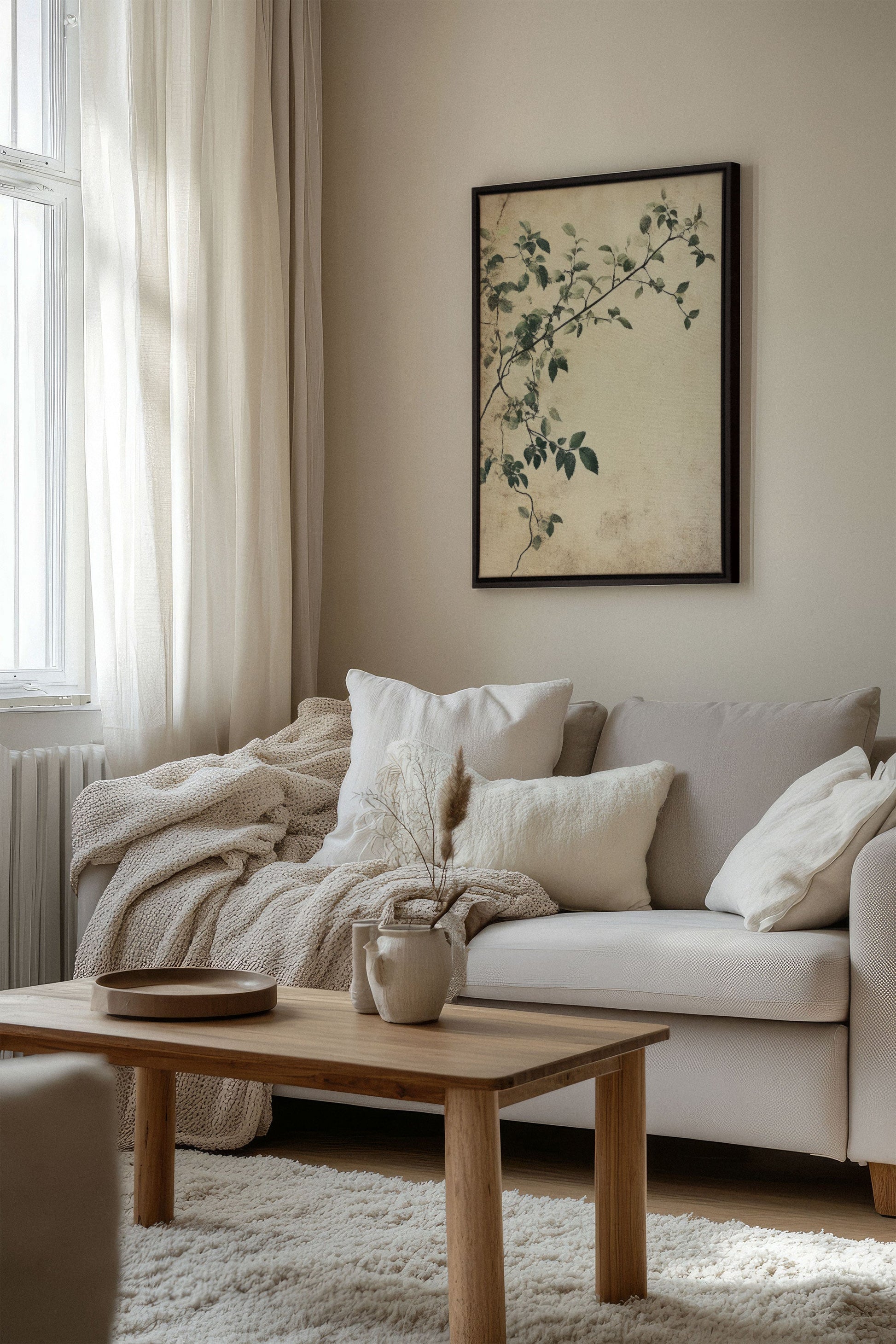SILENT VINES, Stretched Canvas Artwork
