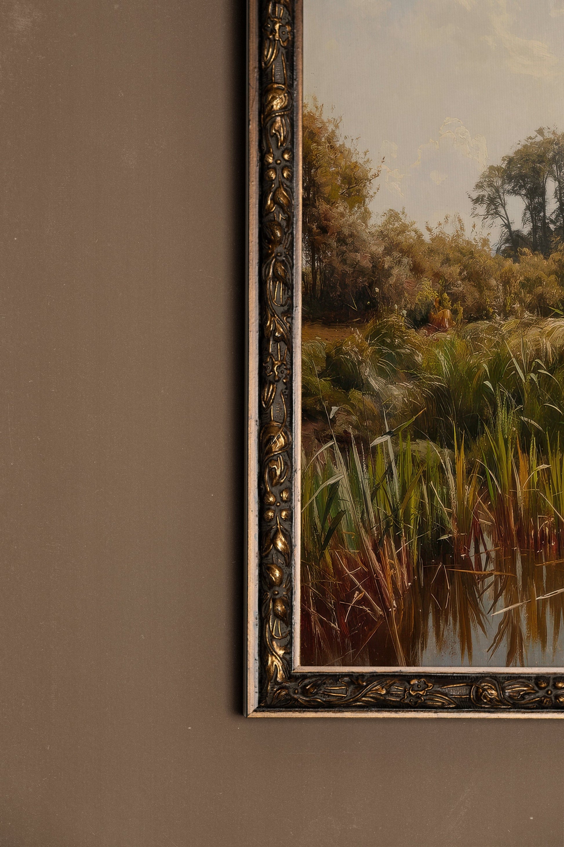 WILD REFLECTION, VINTAGE BRONZE FRAME