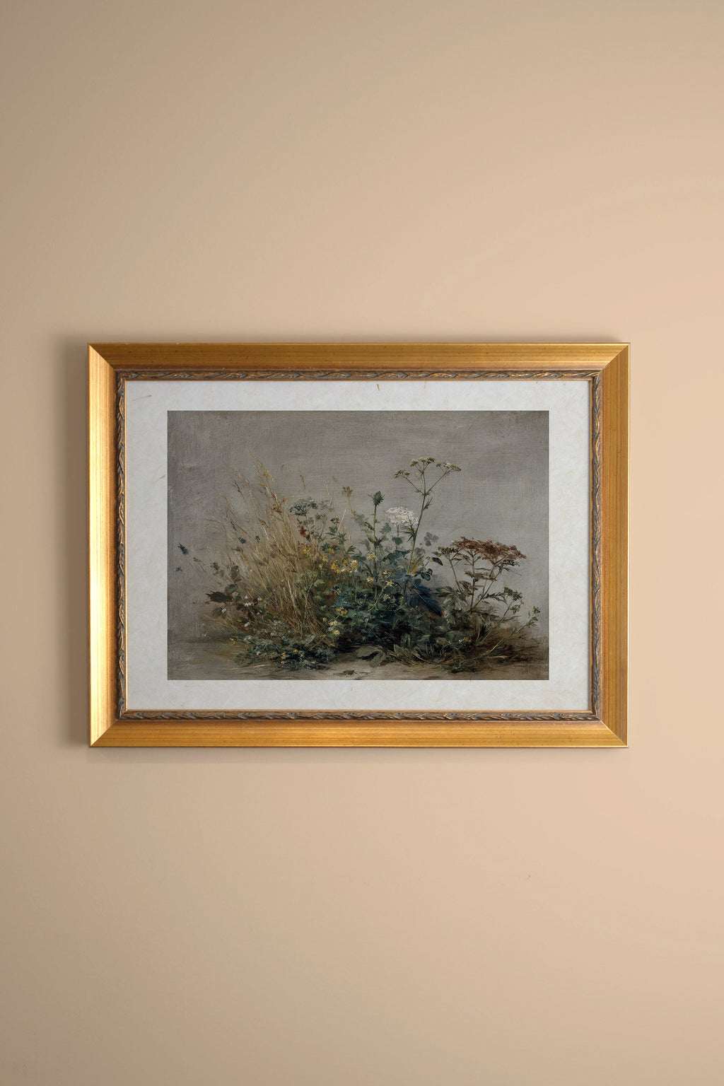 UNTAMED FIELD, VINTAGE FRAME GOLD