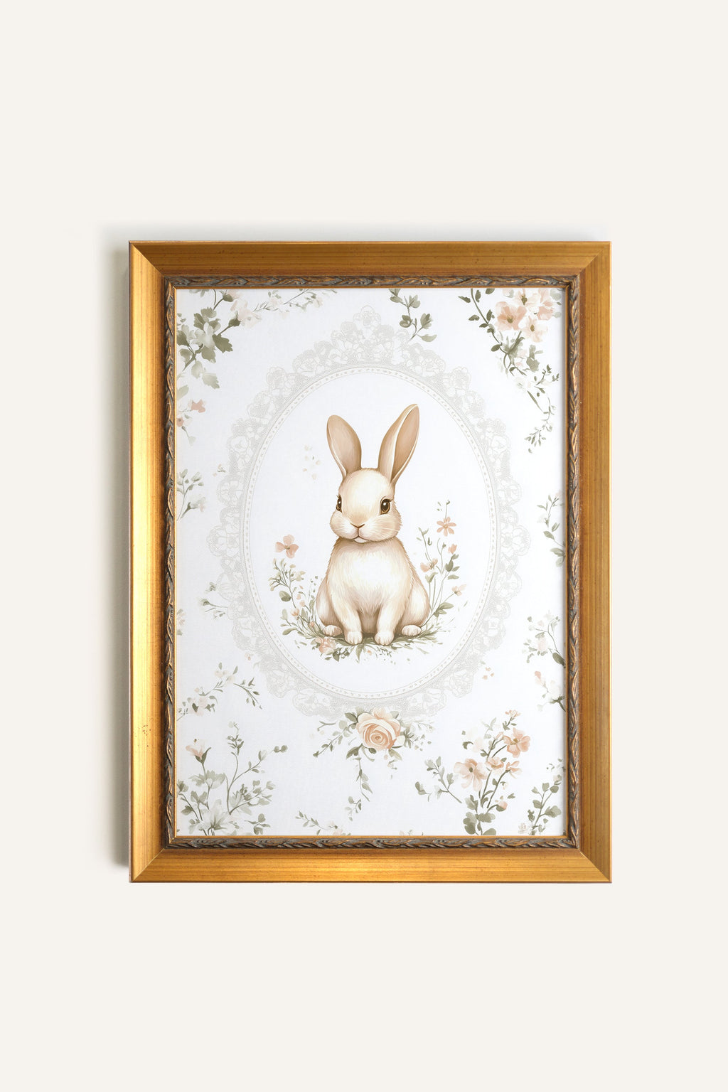 SWEET RABBIT, VINTAGE FRAME GOLD