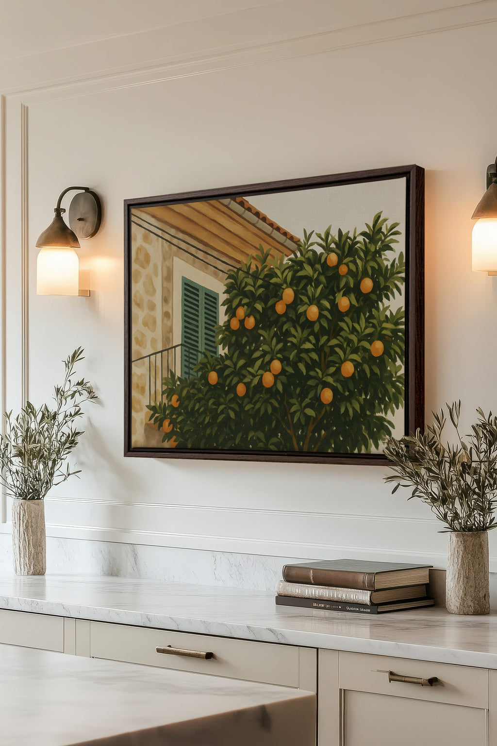 SUMMER IN PROVENCE, Stretched Canvas Artwork