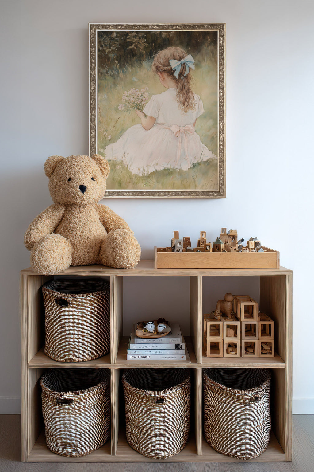 Sweet Childhood, Vintage Silver Frame