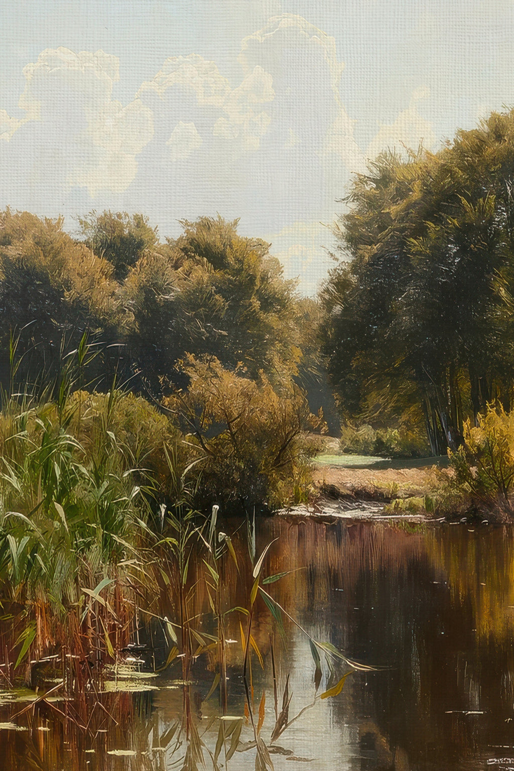 WILD REFLECTION, VINTAGE BRONZE FRAME