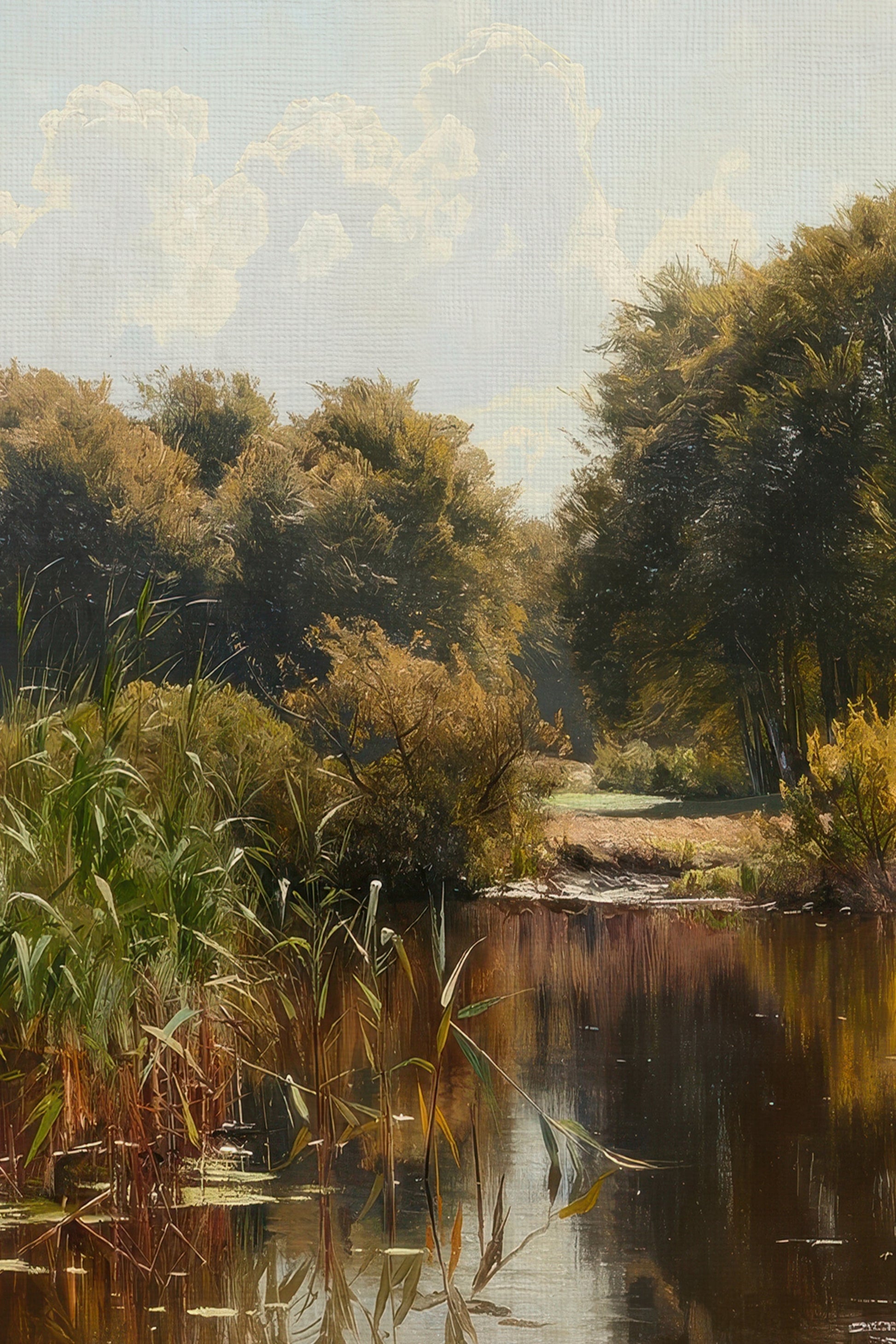 WILD REFLECTION, VINTAGE BRONZE FRAME