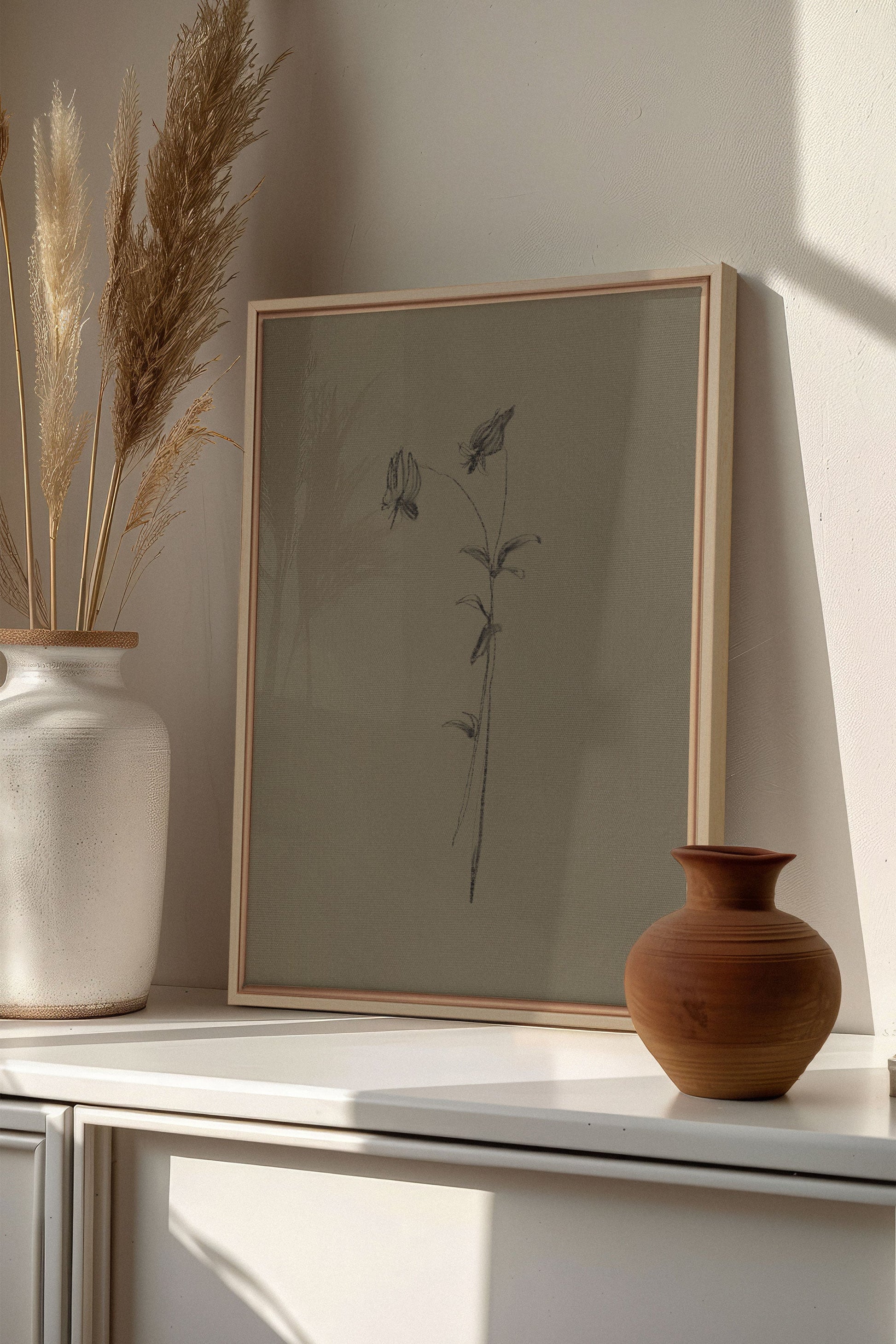 WILD BUTTON, Artwork on Stretched Canvas