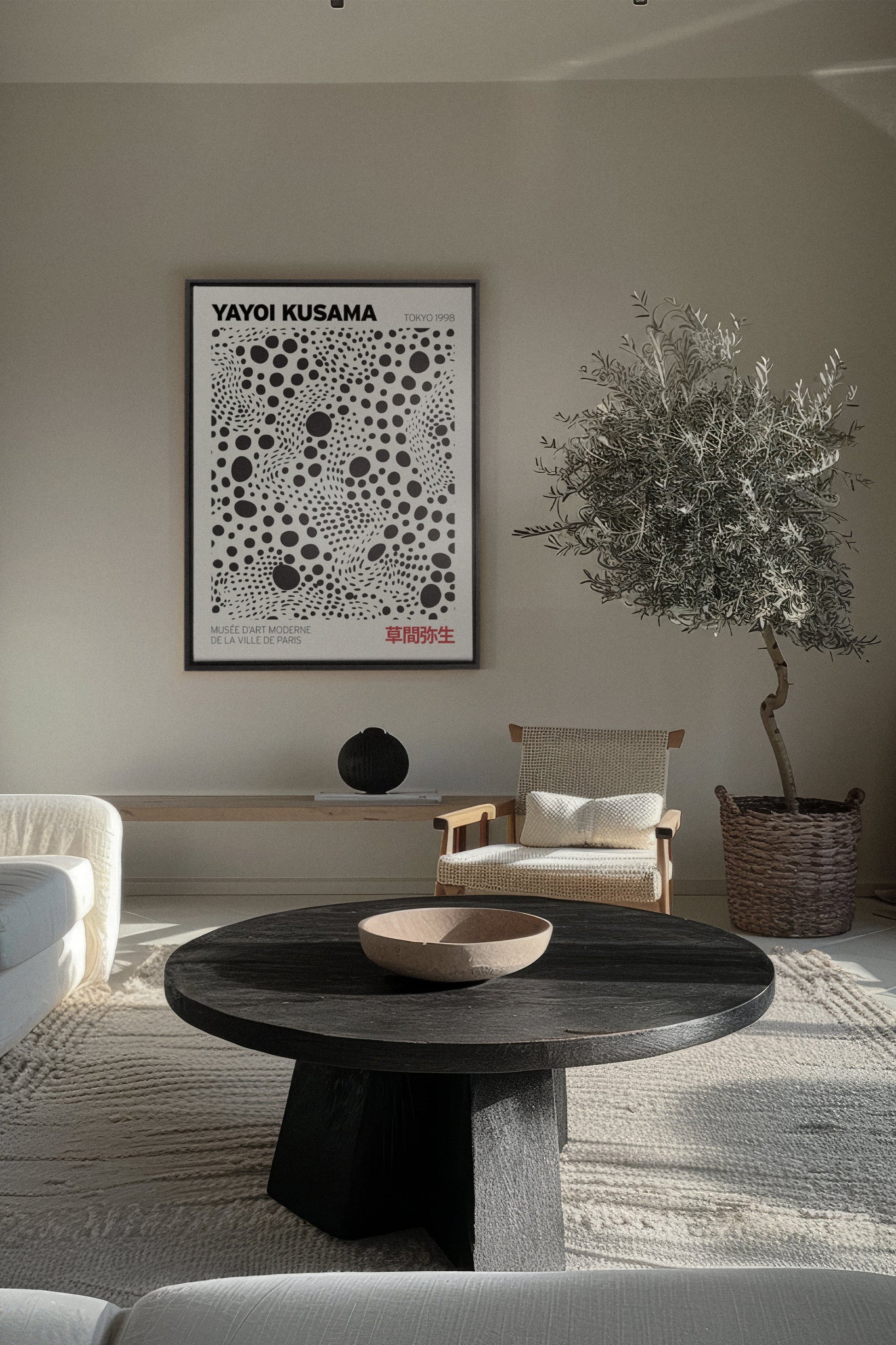 KUSAMA II, Stretched Canvas Artwork