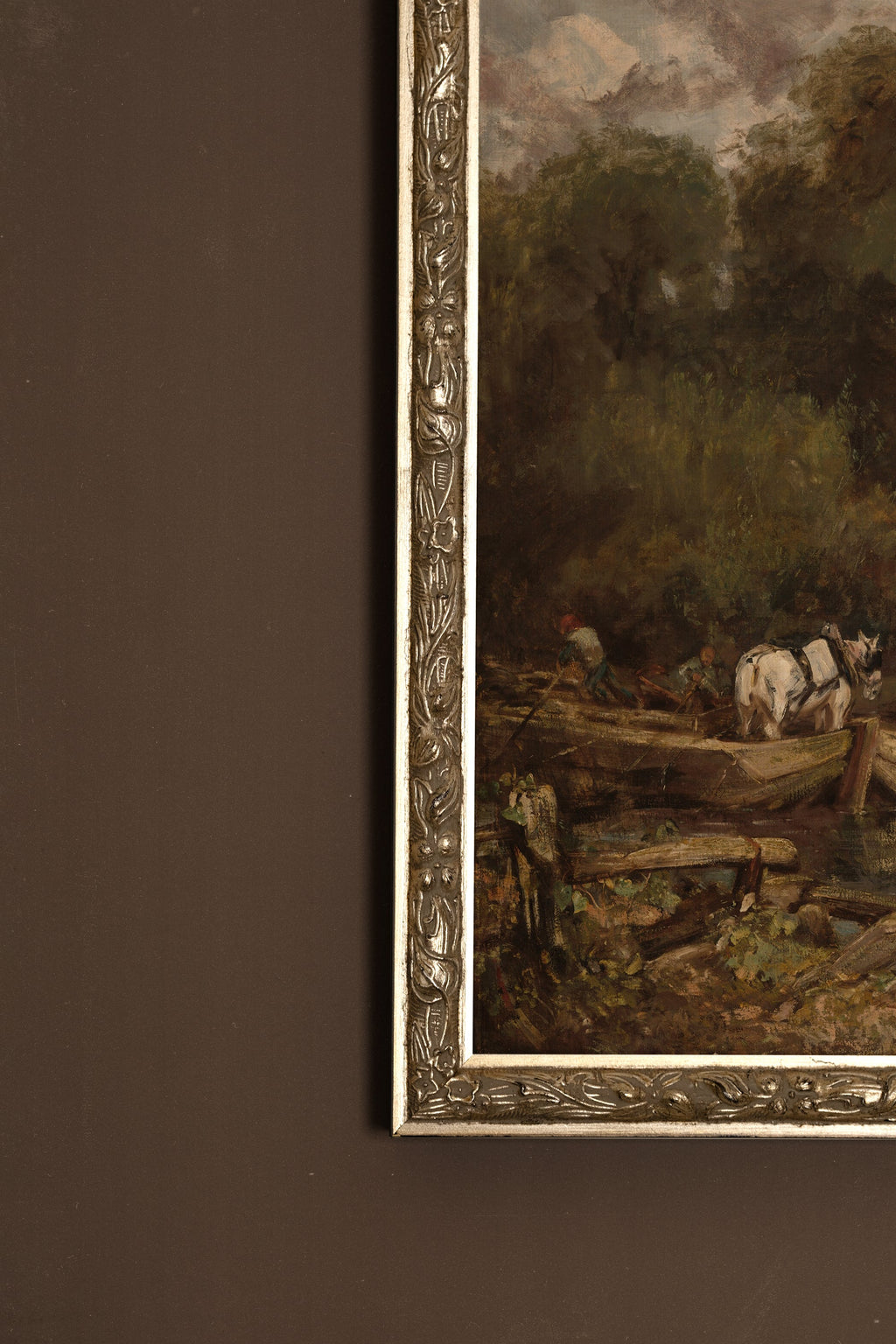 The Art of Peasants, Vintage Silver Frame