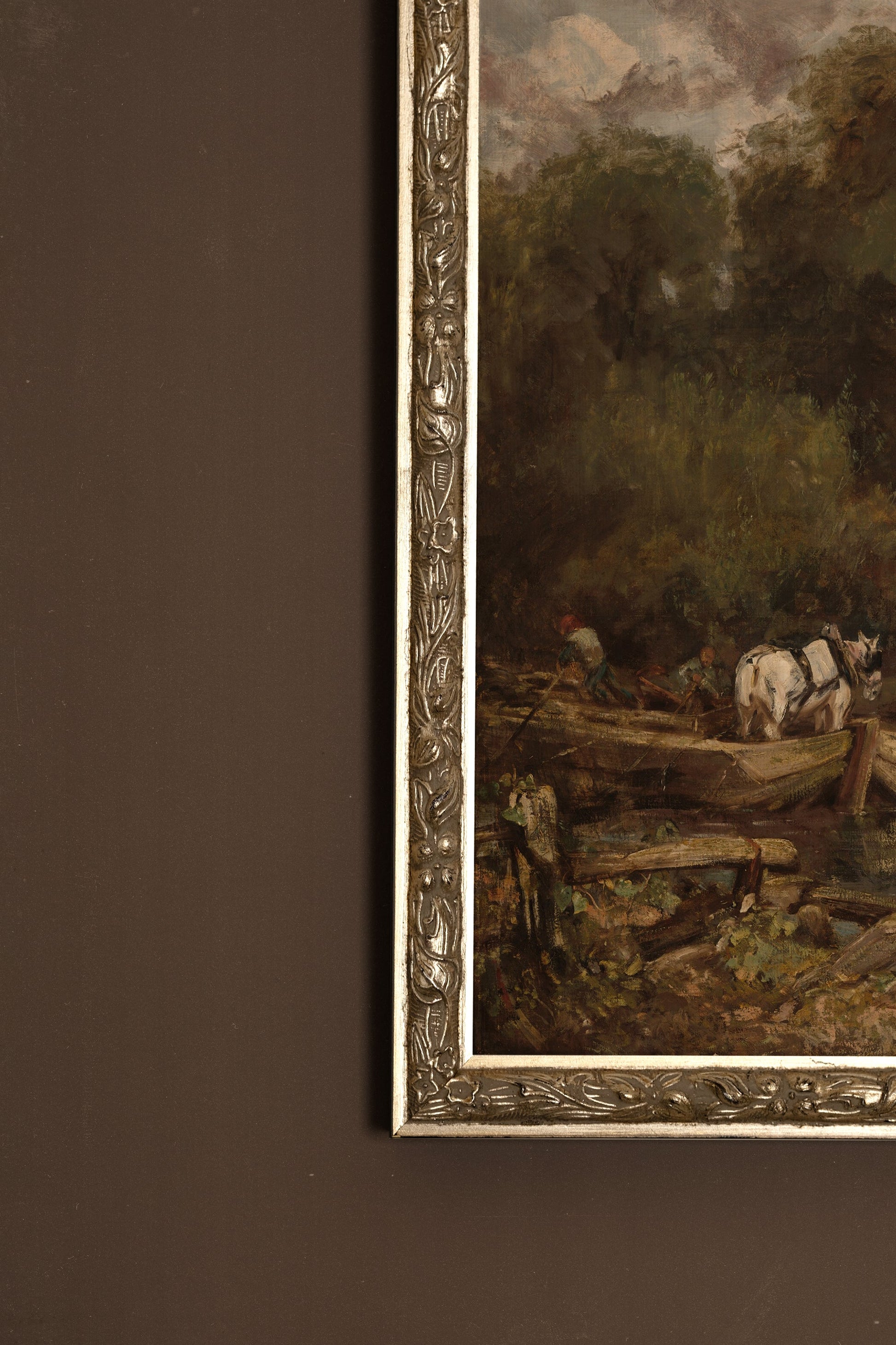 The Art of Peasants, Vintage Silver Frame