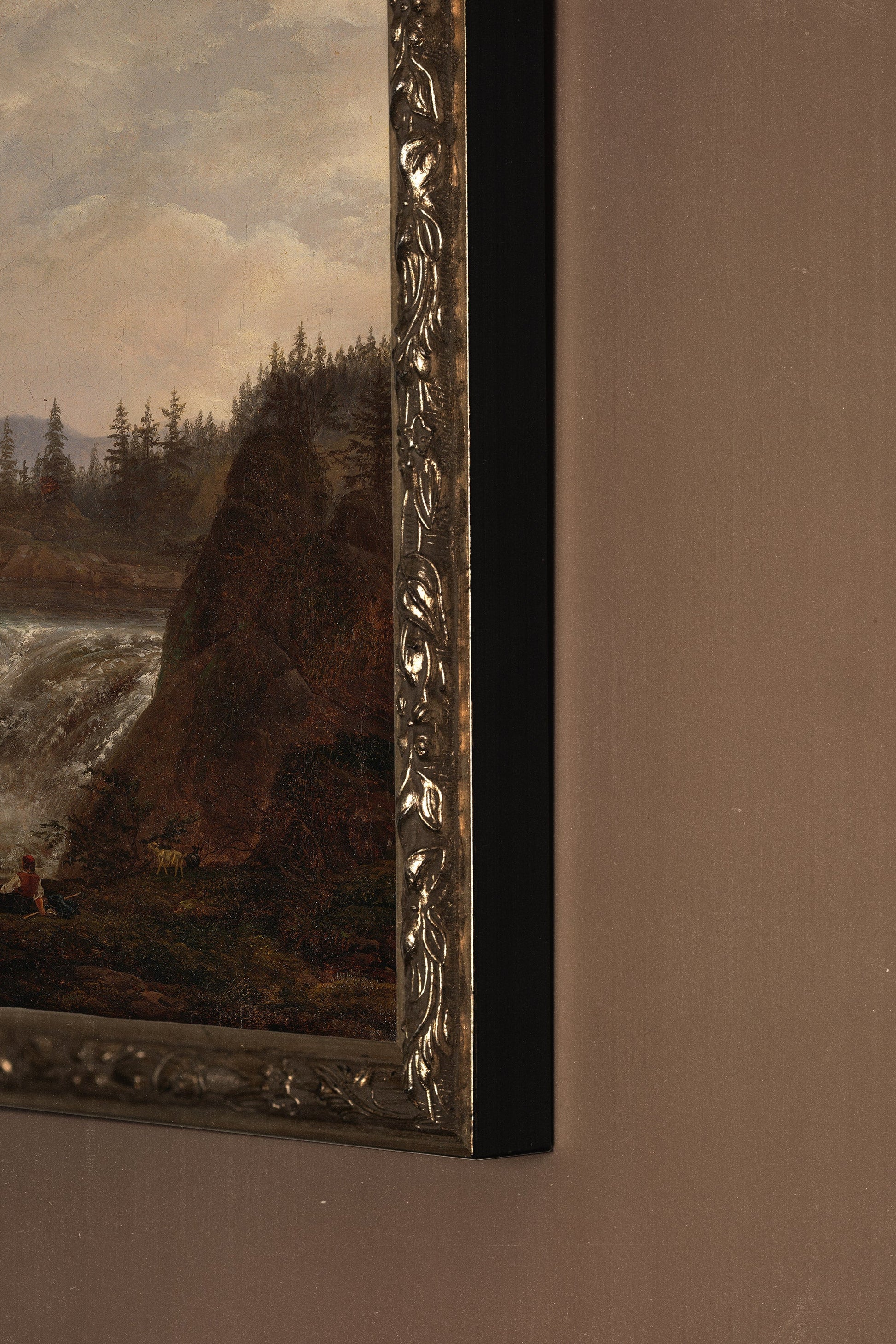 The Banks of Time, Vintage Silver Frame