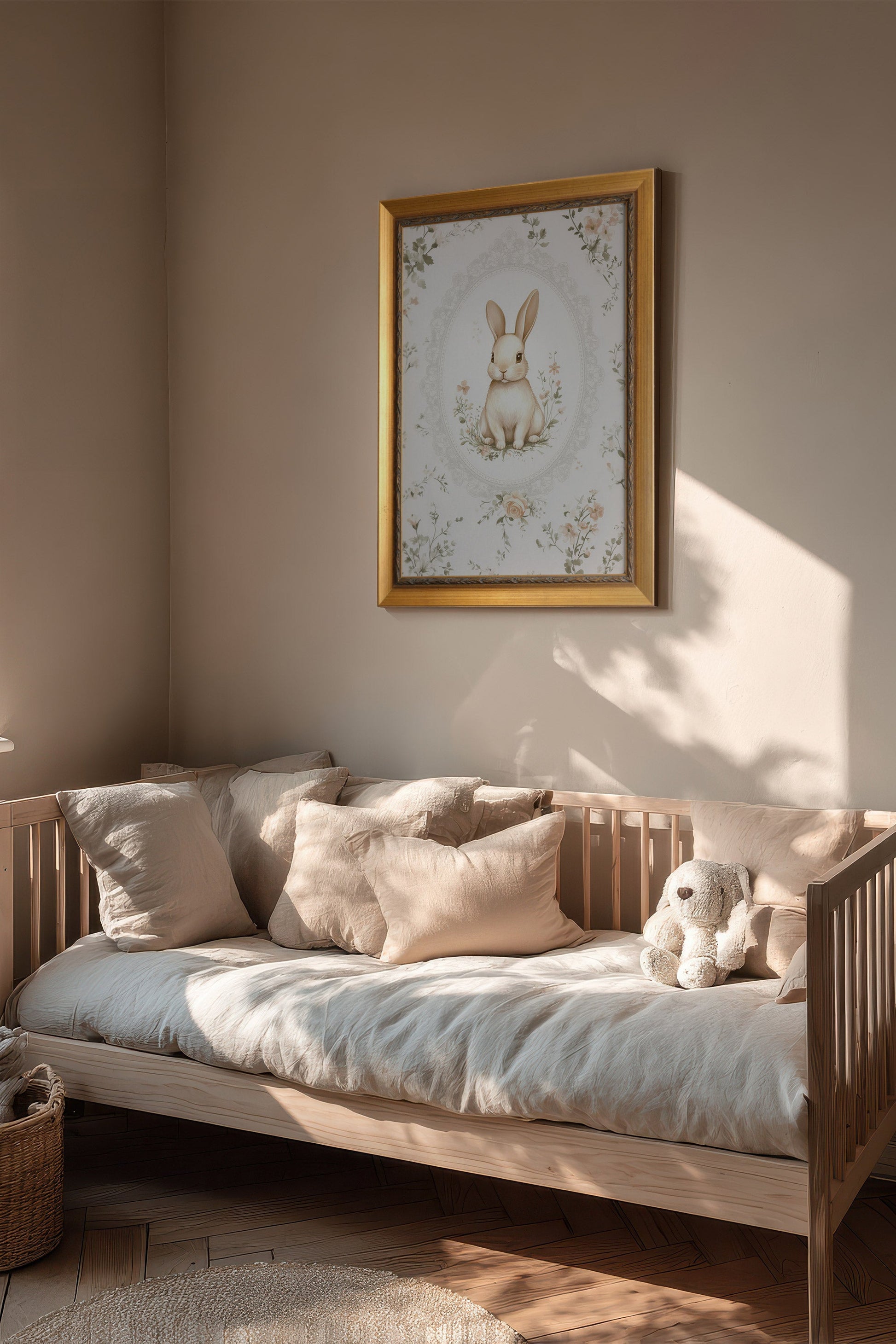SWEET RABBIT, VINTAGE FRAME GOLD