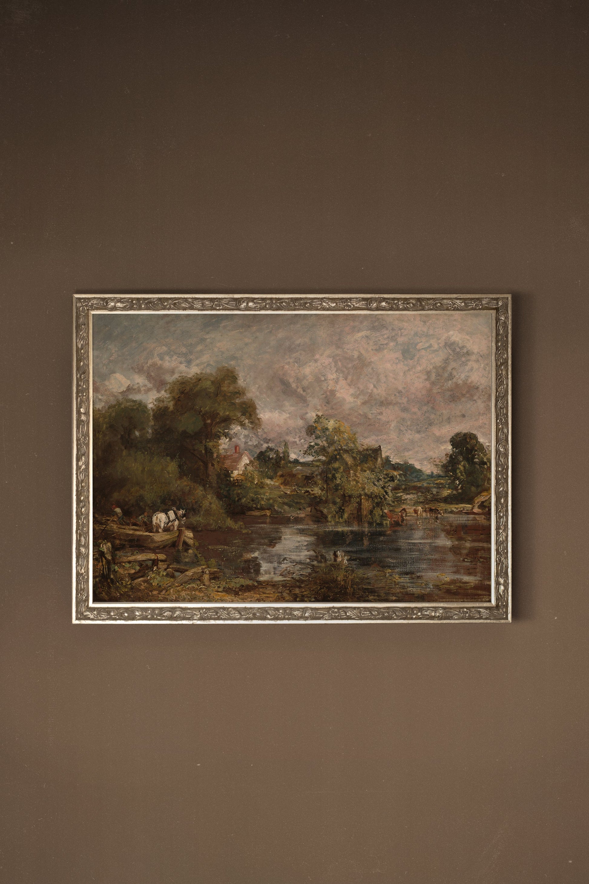 The Art of Peasants, Vintage Silver Frame