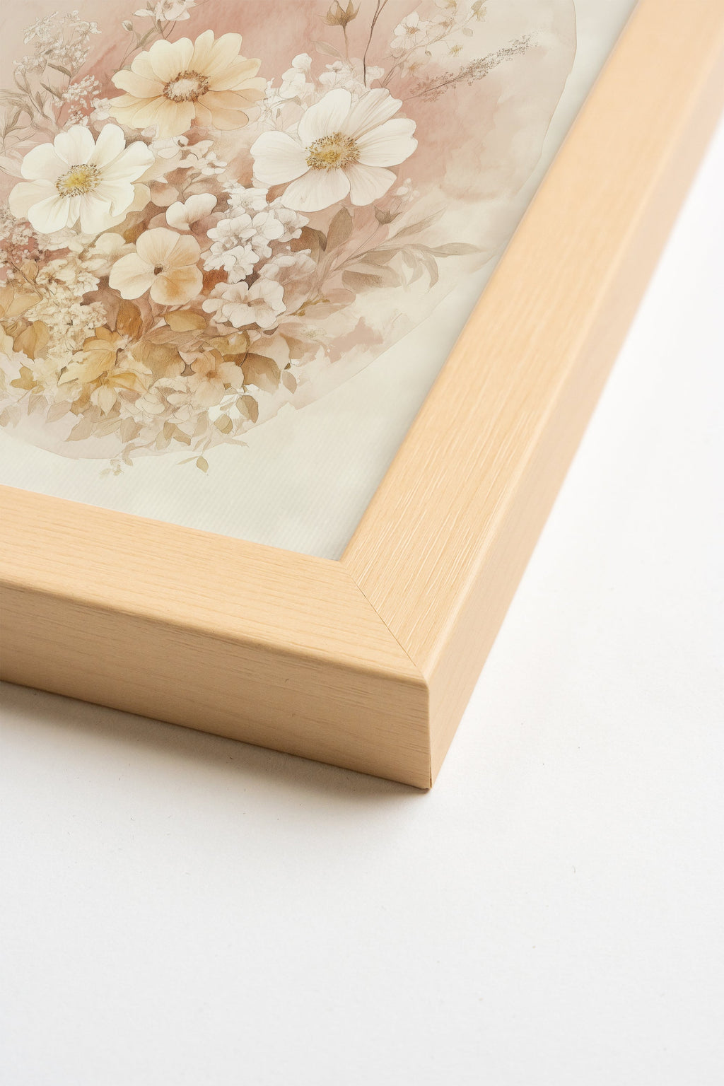 Faded Bouquet, Framed Canvas