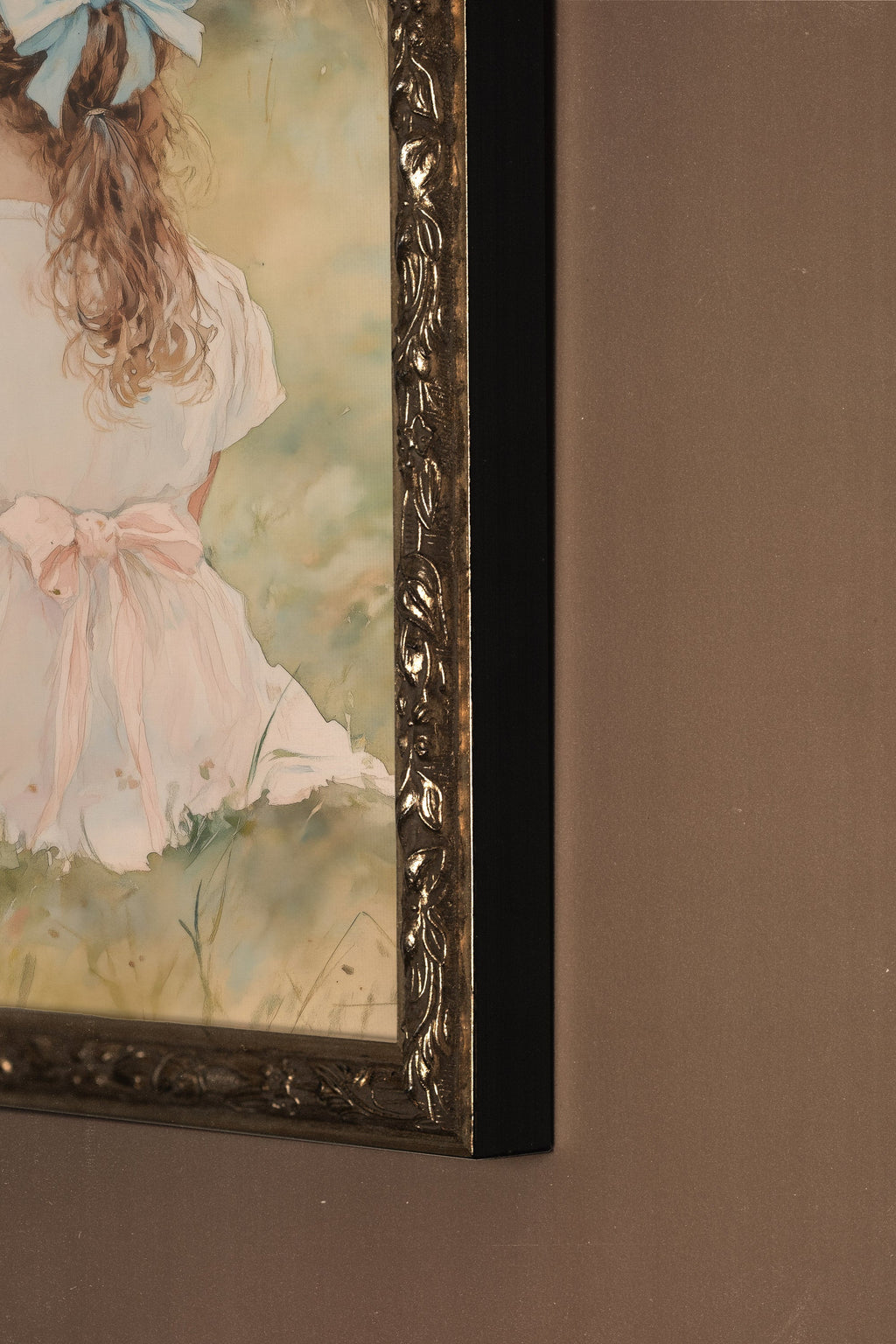 Sweet Childhood, Vintage Silver Frame