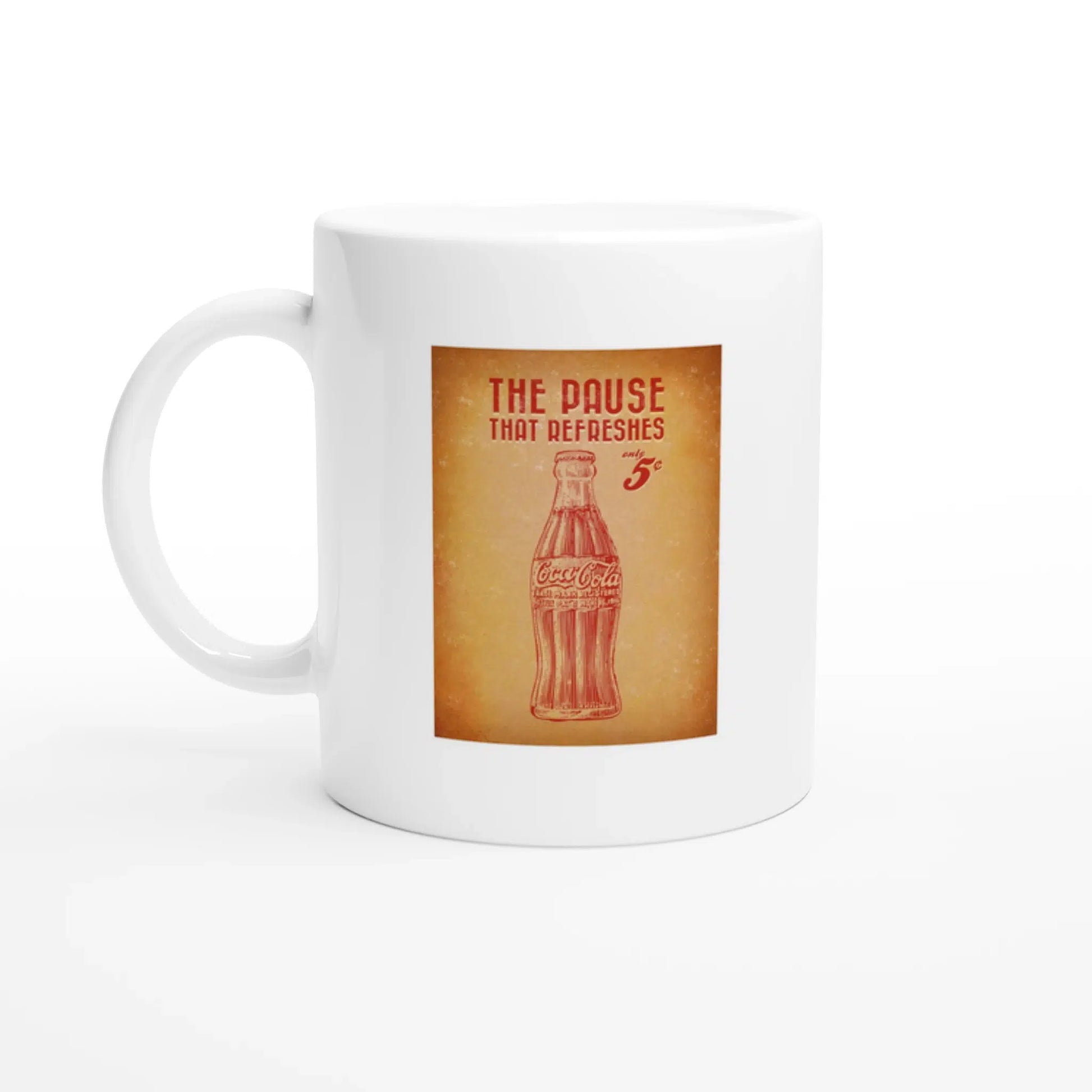 Tasse avec affiche Coca-Cola