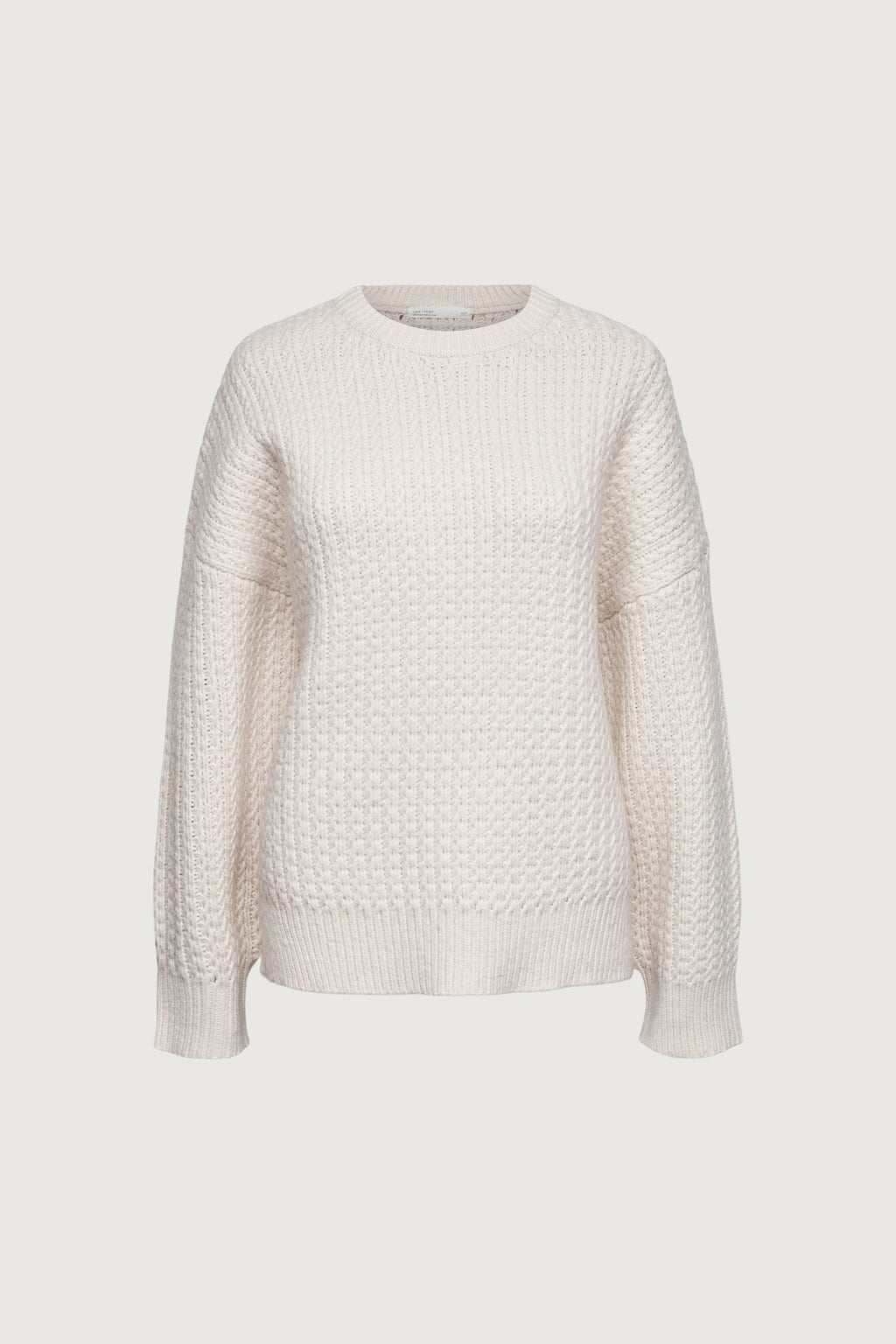 Pull ras du cou en maille épaisse