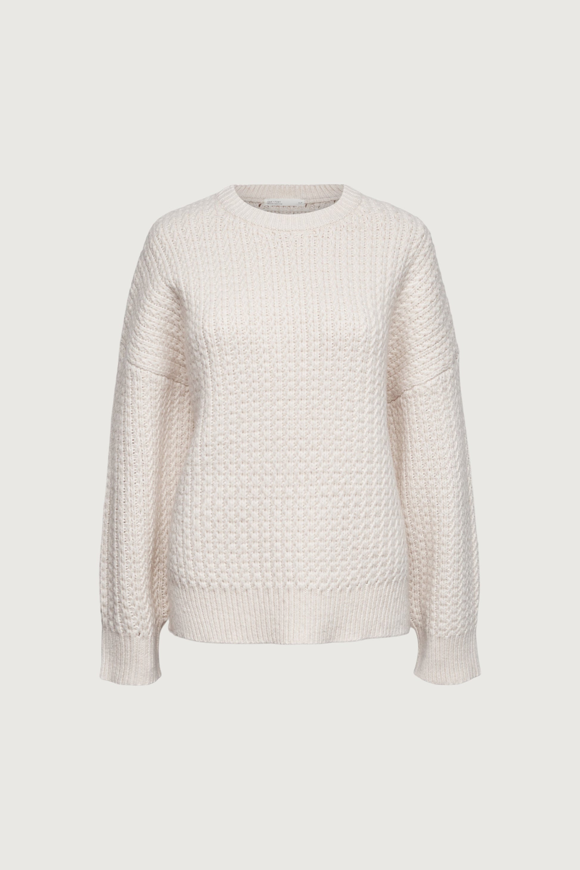 Pull ras du cou en maille épaisse