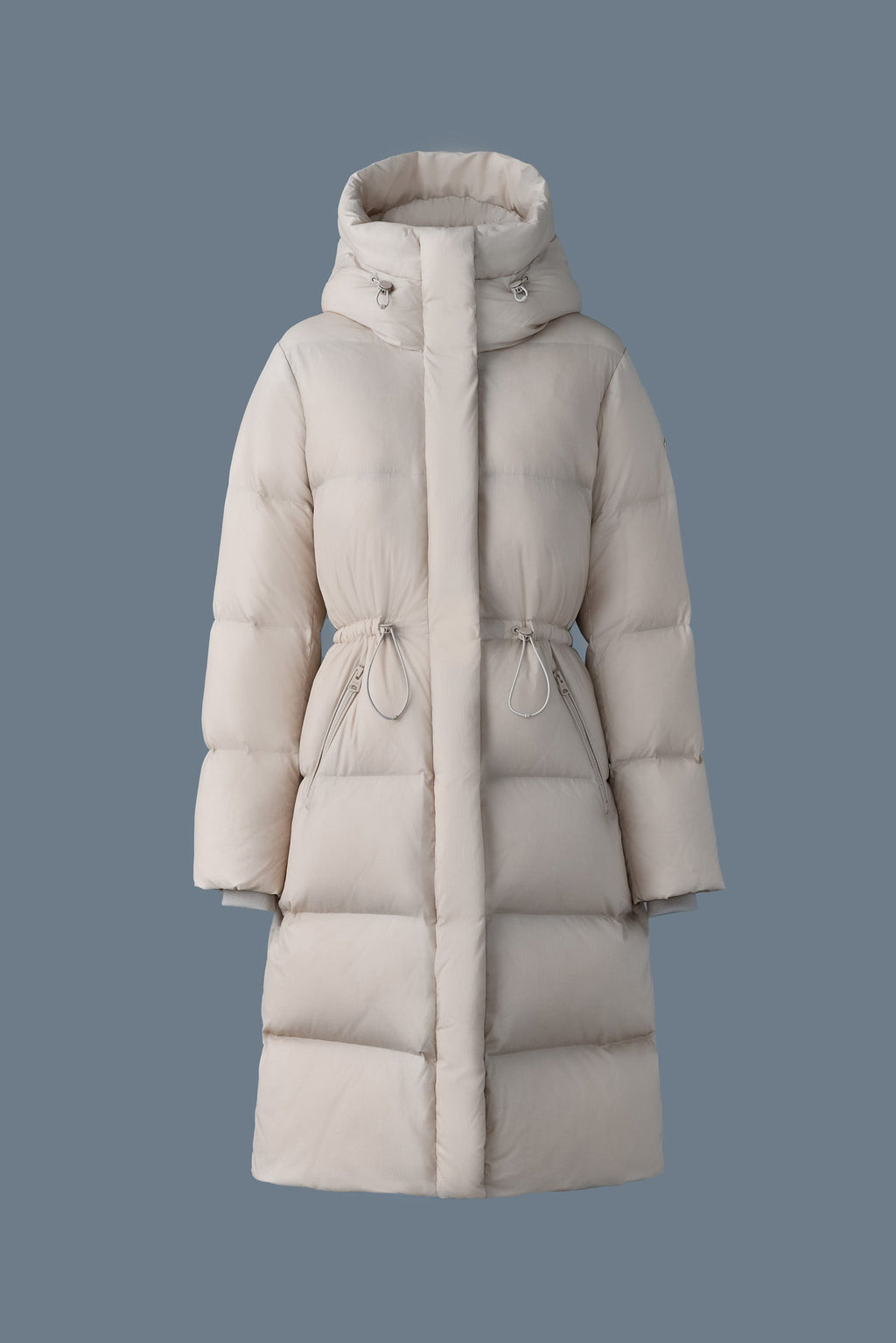 ISHANI-SW Softwash long down coat with hood