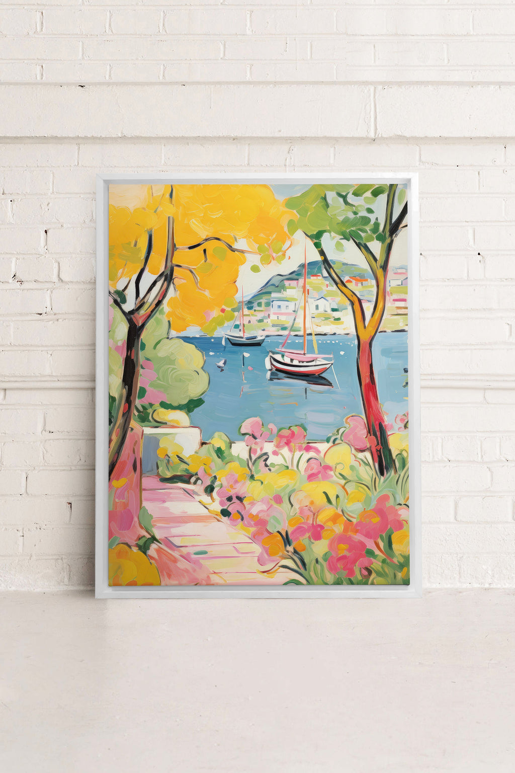 HARBOR BURSTS, Stretched Canvas Artwork