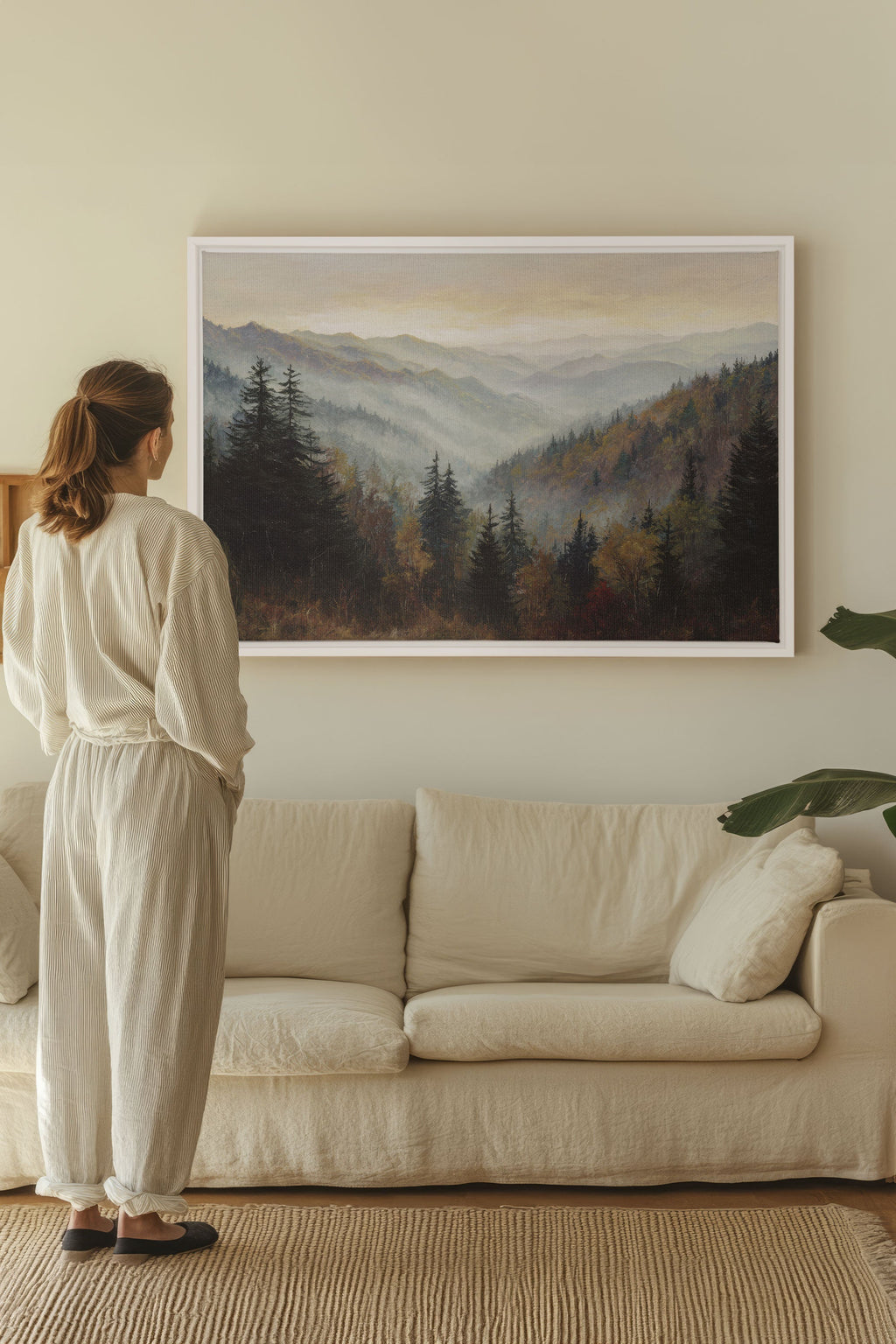 MOUNTAIN MORNING II, Stretched Canvas Artwork