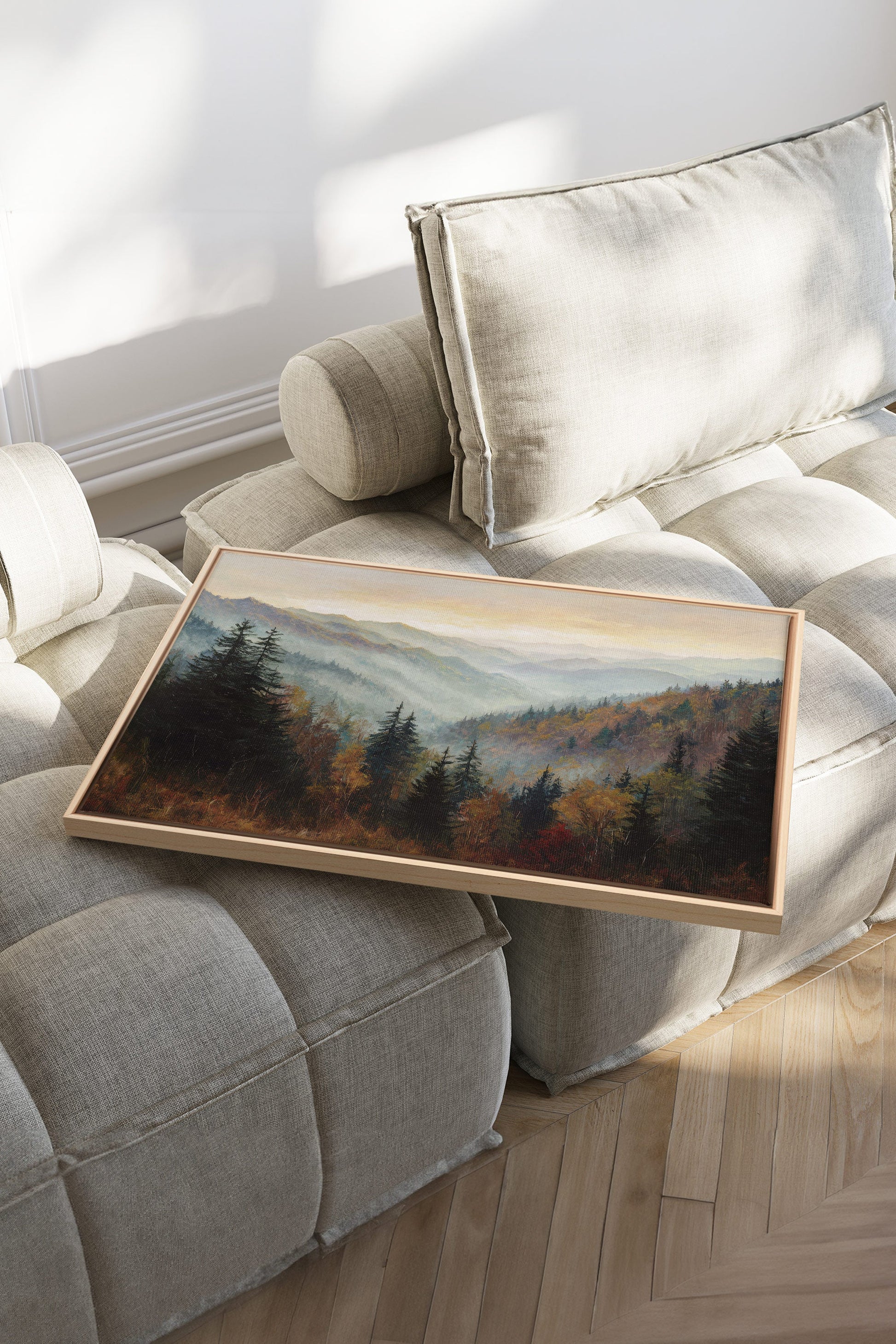 MOUNTAIN MORNING II, Stretched Canvas Artwork