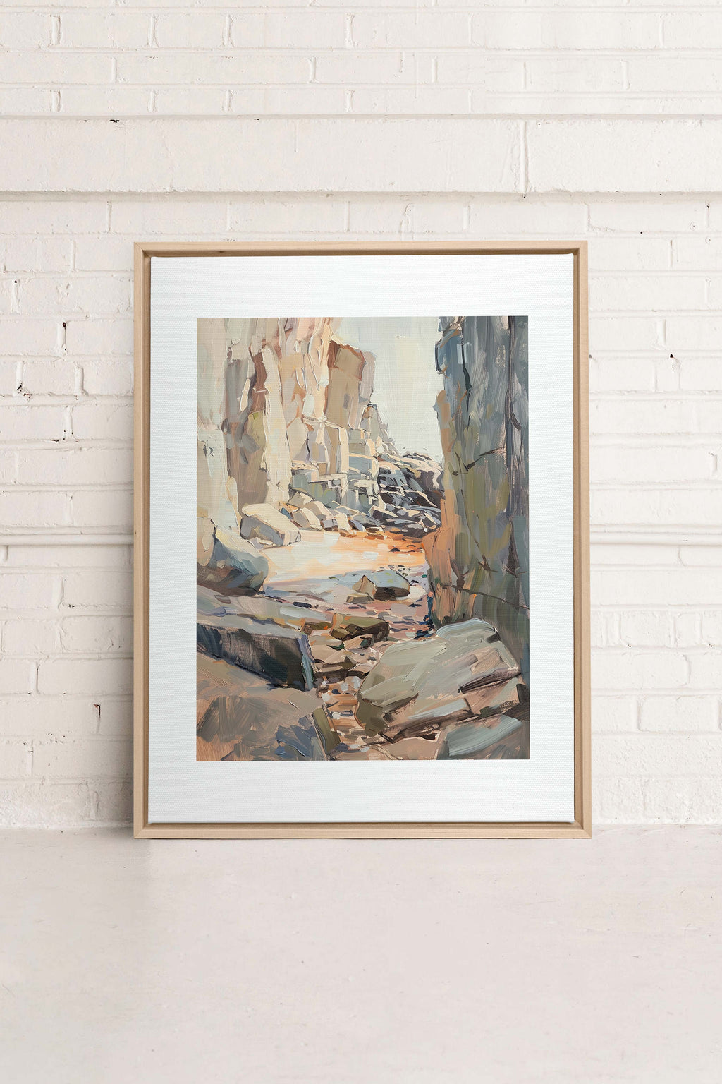 ROCKY PATHWAY, Stretched Canvas Artwork