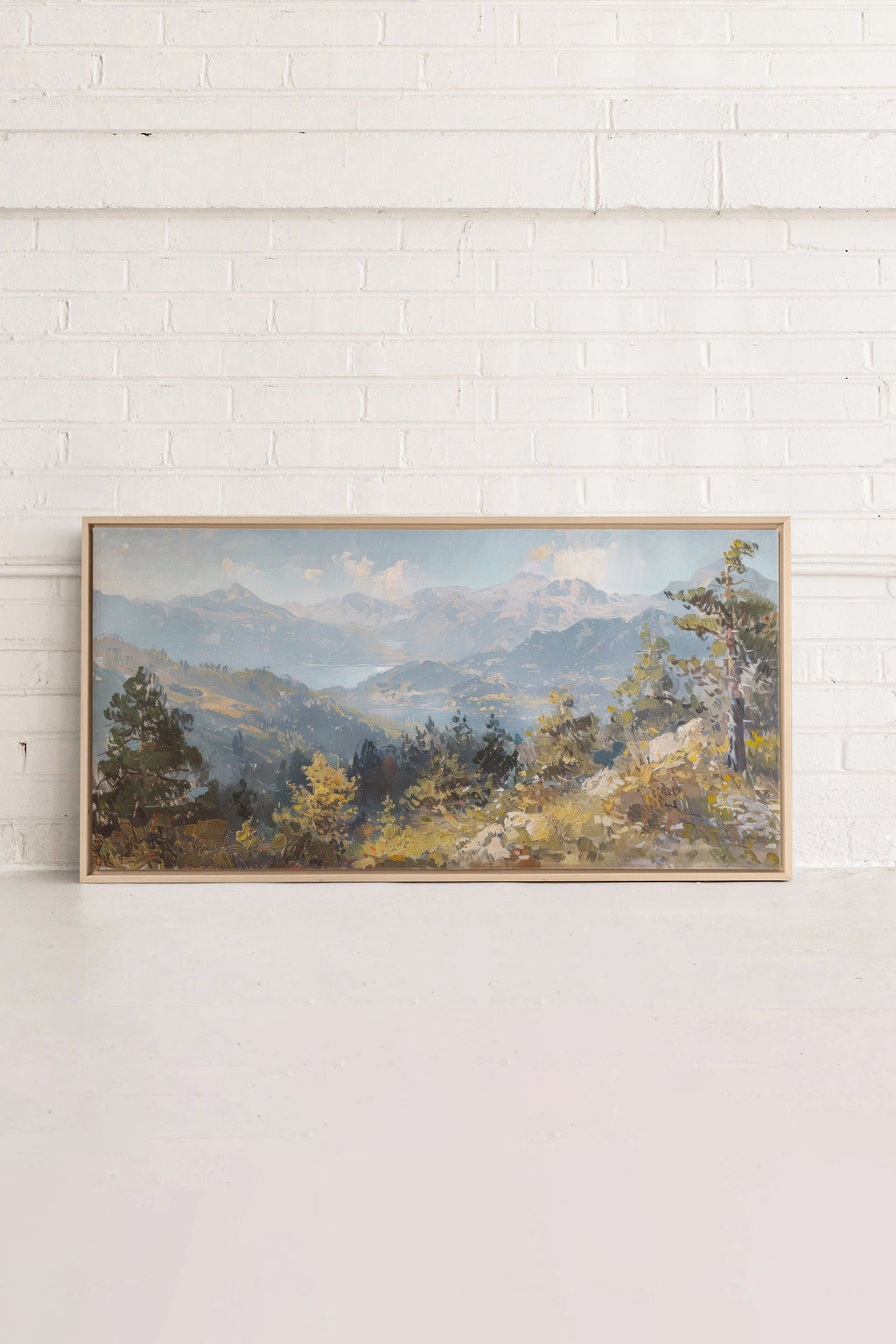Austrian Alpenglow, Stretched Canvas Artwork